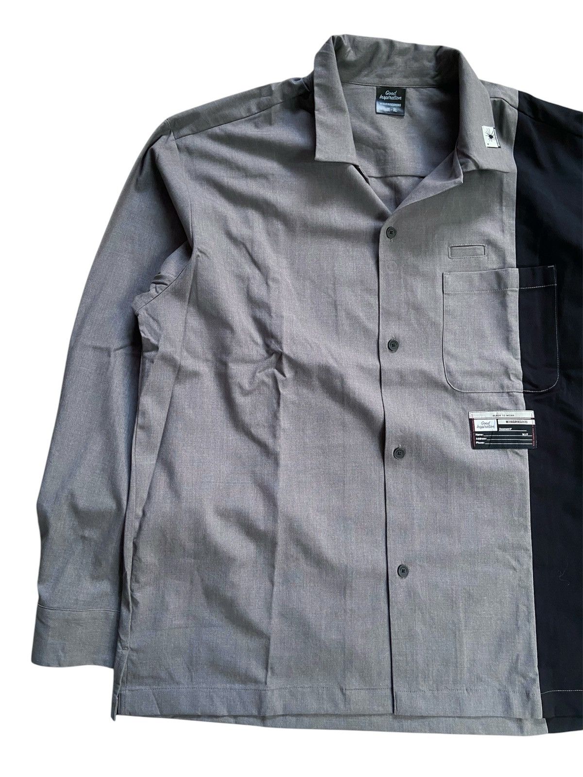 GU × Maison MIHARA YASUHIRO MIHARAYASUHIRONx GU COLORS BLOCK BUTTON DOWN SHIRT Size US XL / EU 56 / 4 - 5 Thumbnail