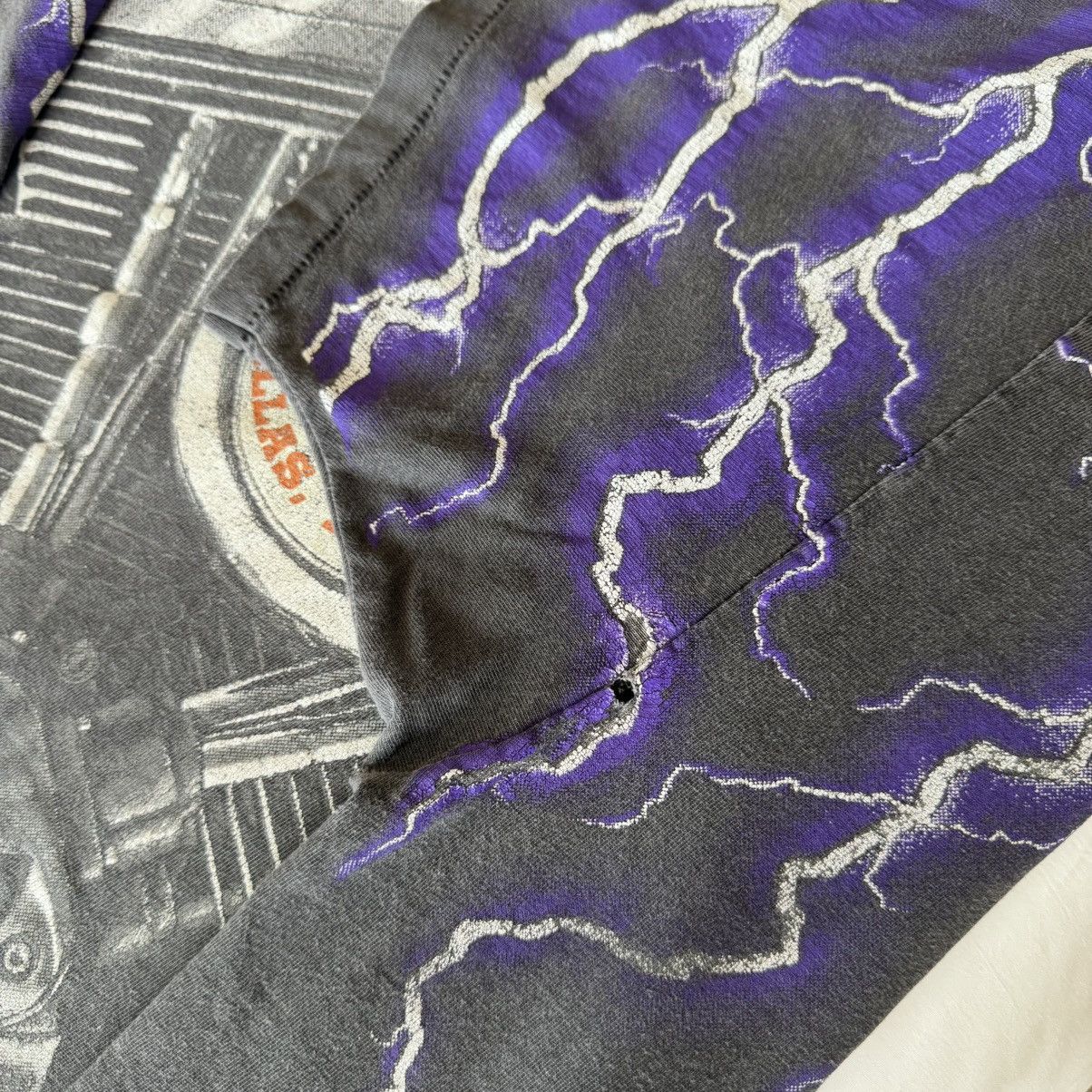 Vintage HARLEY- DAVIDSON THUNDER & LIGHTNING 1990s VINTAGE T-SHIRT Size US XXL / EU 58 / 5 - 9 Thumbnail