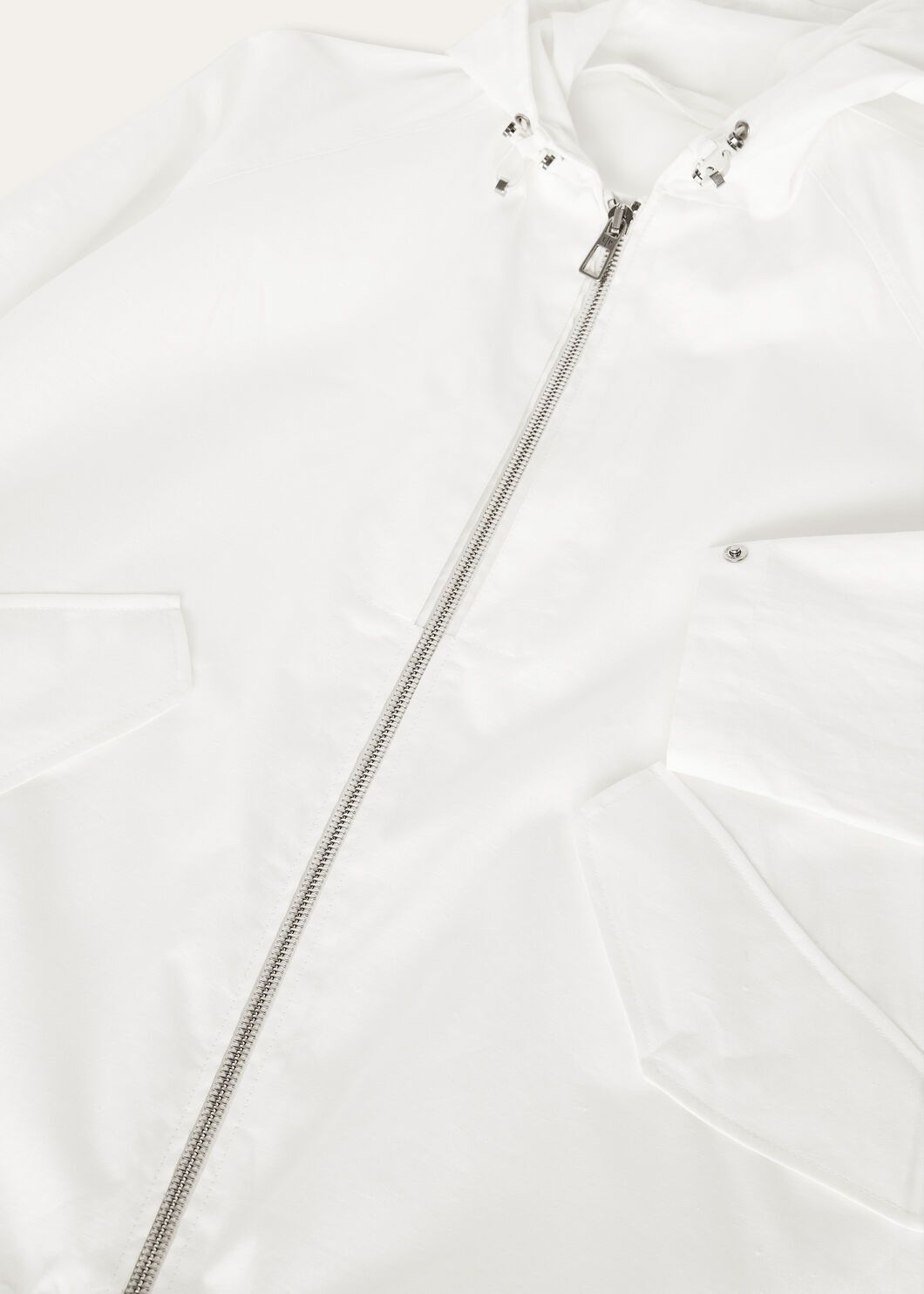 Loro Piana o1w1db10225 FAO0749 Miune Bomber Jacket in White Size US M / EU 48-50 / 2 - 3 Thumbnail