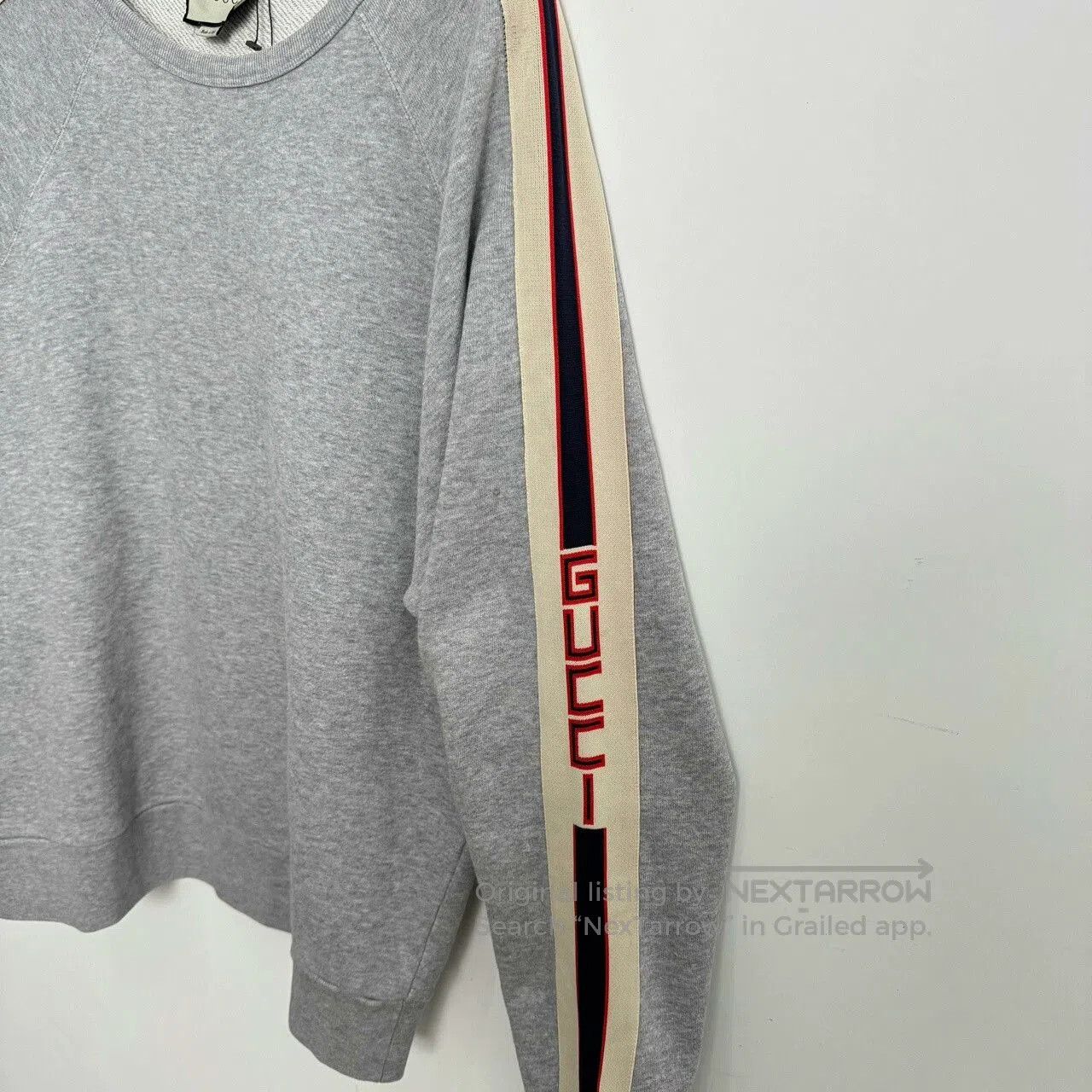Gucci Gucci Gray Logo Sweatshirt for Men. Size US L / EU 52-54 / 3 - 5 Thumbnail