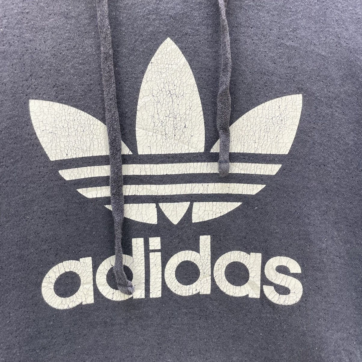 Adidas 💥Vintage Adidas Sunfaded Classics Trefoil Hoodie Pullover Size US M / EU 48-50 / 2 - 9 Thumbnail