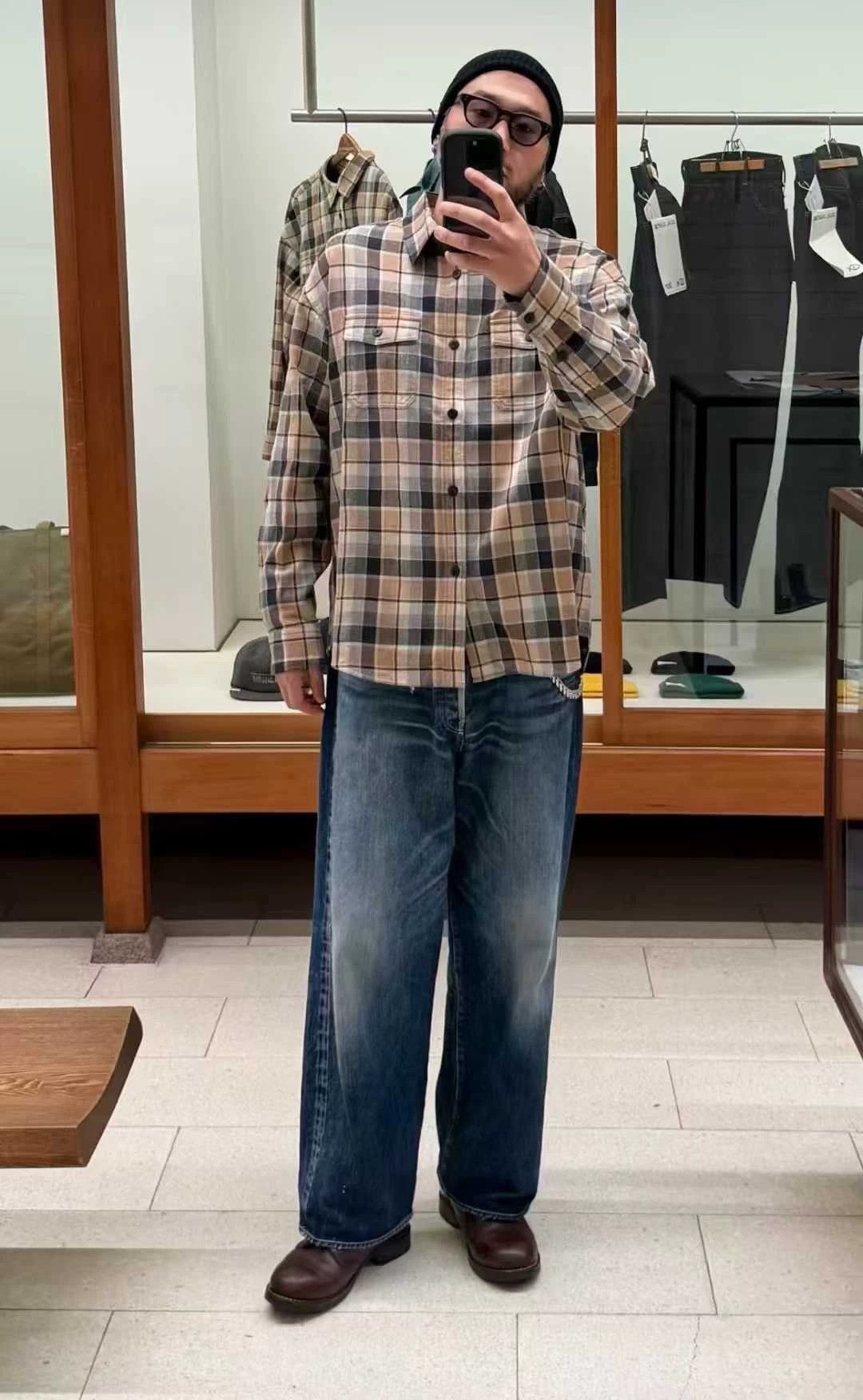 Visvim VISVIM 25SS KEESEY CHECK WHITE GOOSE DOWN SHIRT JKT new 4 Size US XL / EU 56 / 4 - 8 Thumbnail