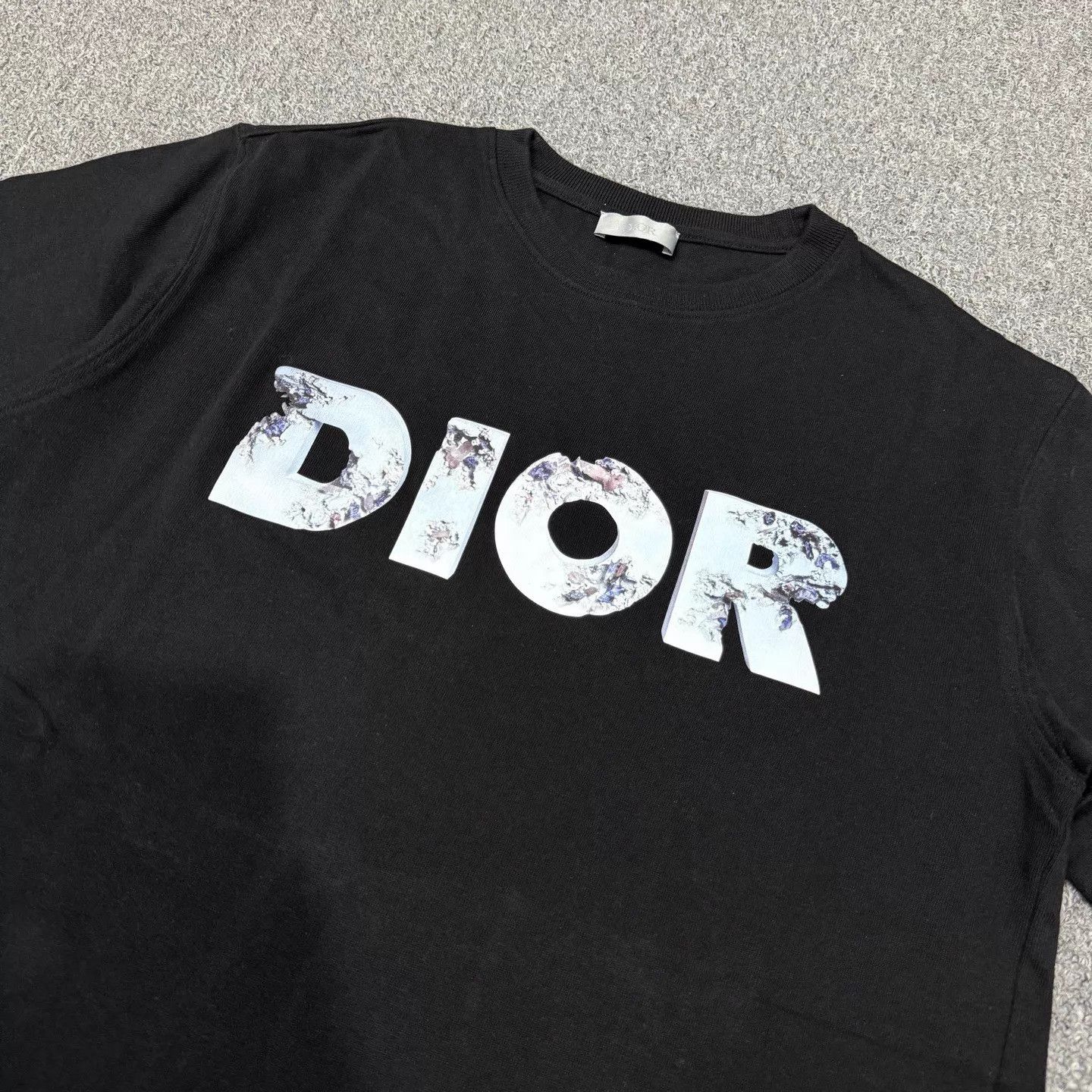 Dior Dior Black Logo Print Short-Sleeve Tee XS Size US XS / EU 42 / 0 - 3 Thumbnail