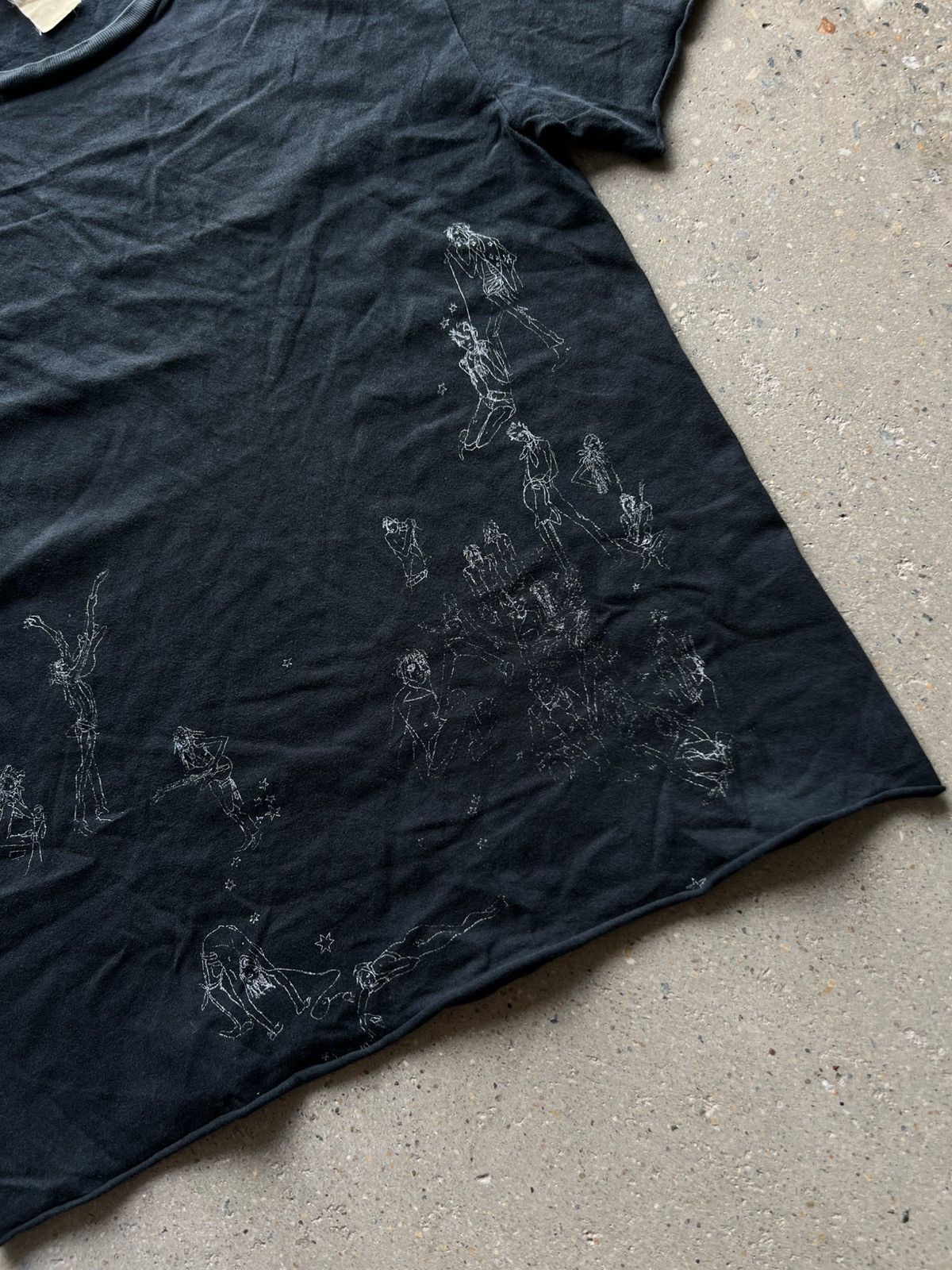 A.P.C. Section Musicale Sketch Graphic Tee Size 1 in Black, Men's — image 2 of 6