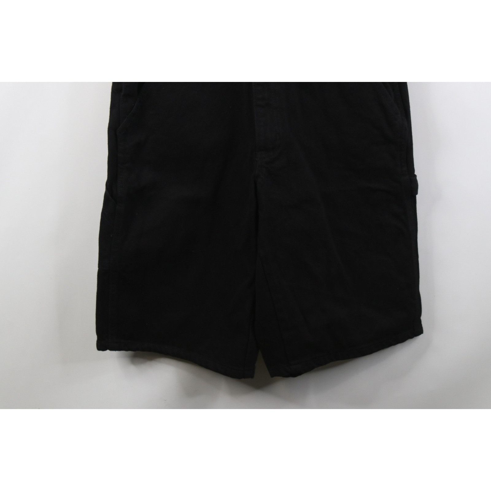 Vintage Deadstock Vintage 90s Streetwear Baggy Denim Shortalls Size 26" / US 2 / IT 38 - 4 Thumbnail