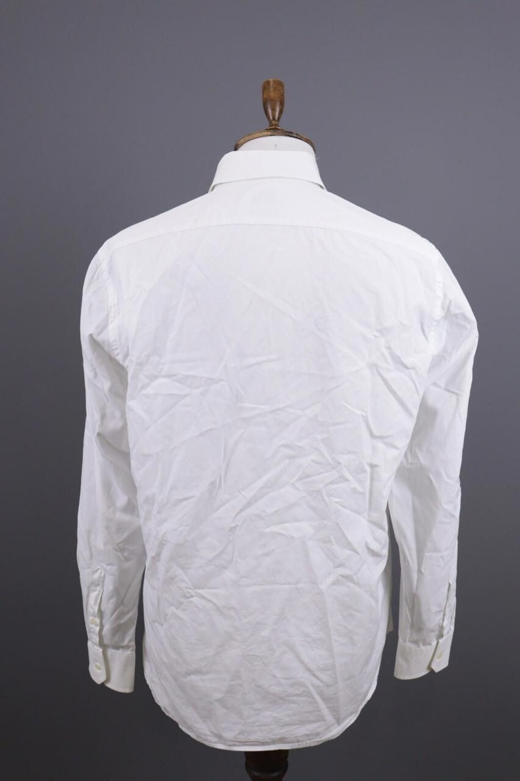 Designer Boggi Milano 2/120' Doppio Ritorto Shirt Size 44 Size US M / EU 48-50 / 2 - 7 Thumbnail