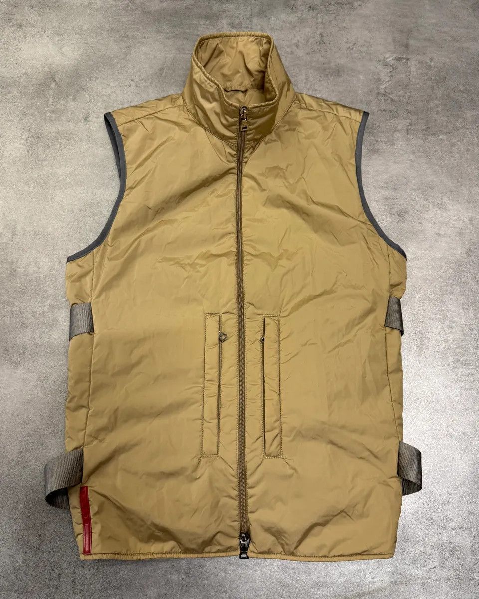 Prada 2000s Prada Beige Utility Sport Vest Size US M / EU 48-50 / 2 - 1 Thumbnail