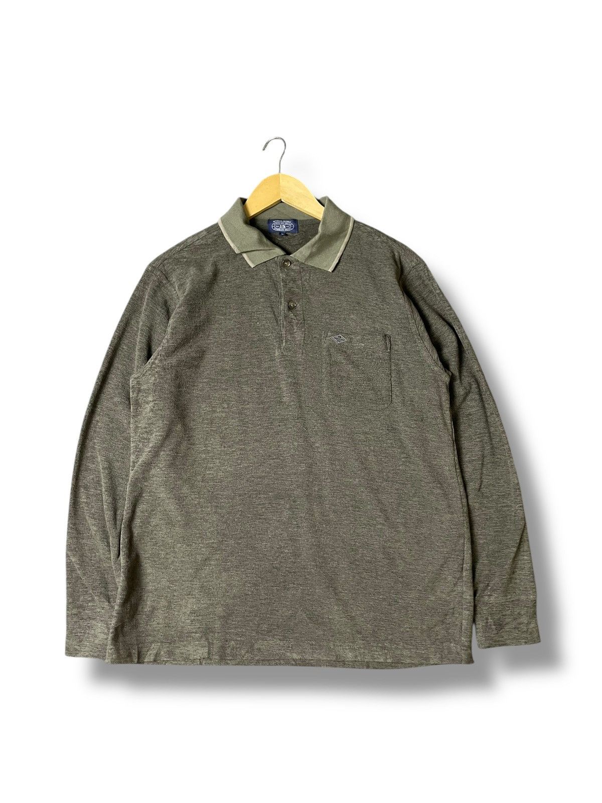 Japanese Brand × Vintage Authentic Casual Brand Collared Long Sleeve Shirt (110) Size US M / EU 48-50 / 2 - 1 Thumbnail