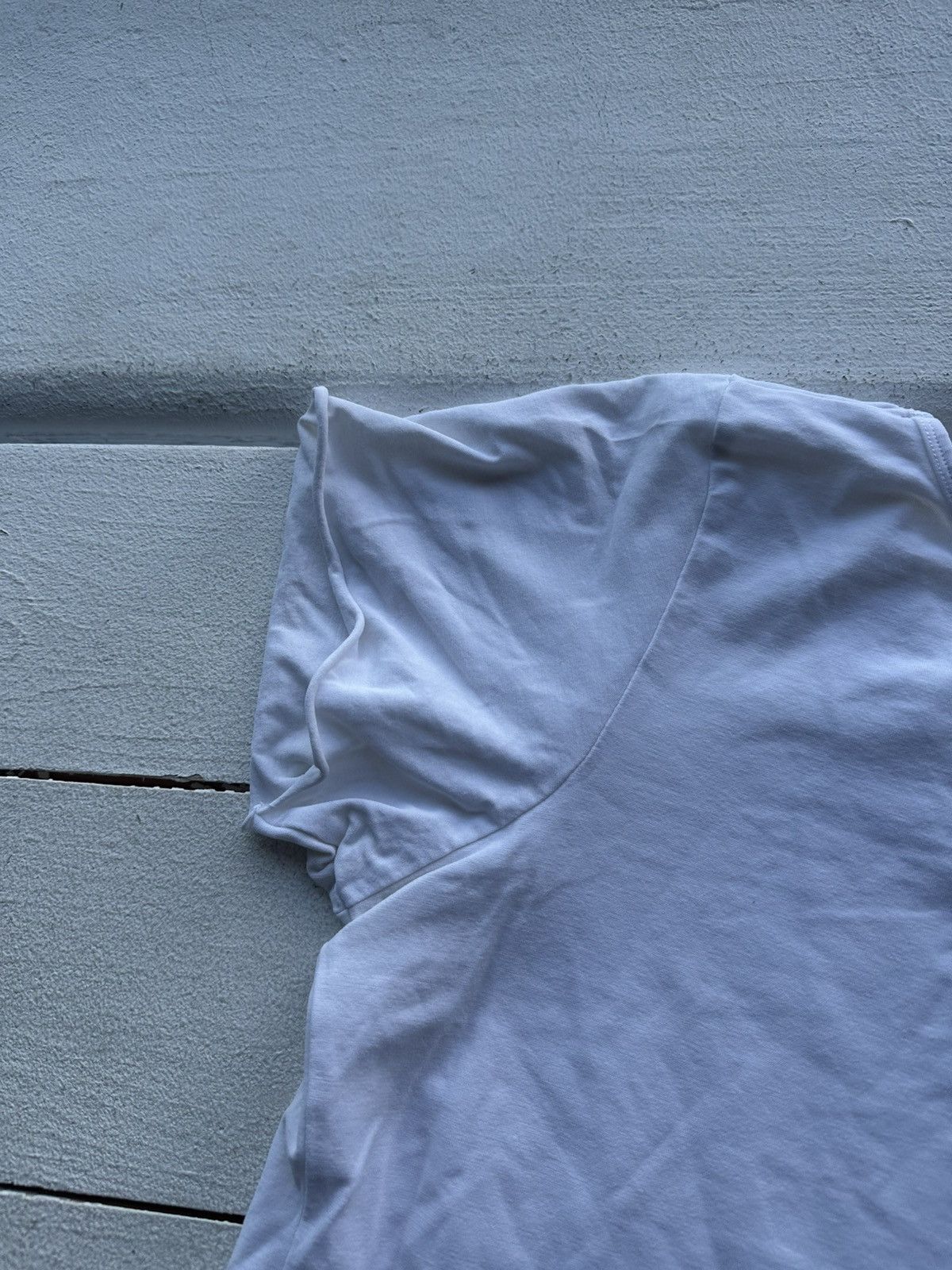 Rundholz RUNDHOLZ 🚨 WHITE T-SHIRT RARE AVANT GARDE OPIUM Size L / US 10 / IT 46 - 16 Thumbnail