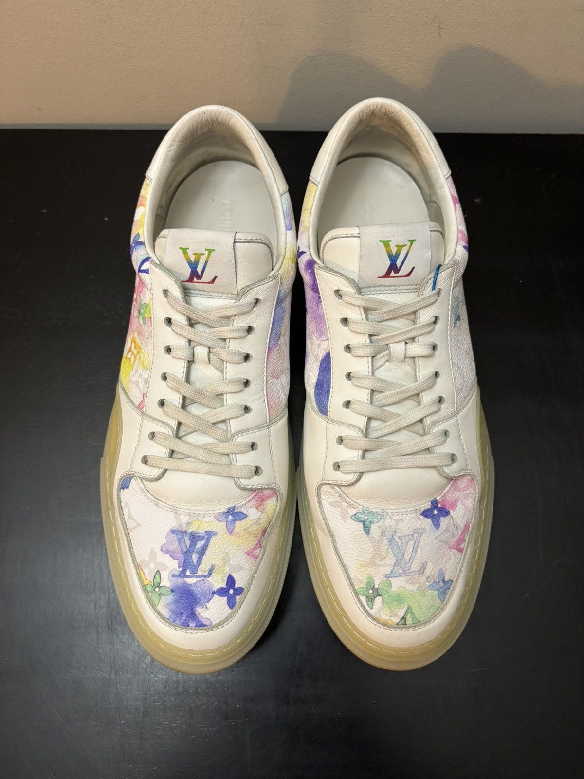 Louis Vuitton Louis Vuitton Ollie Monogram Rainbow White Size US 12 / EU 45 - 2 Thumbnail
