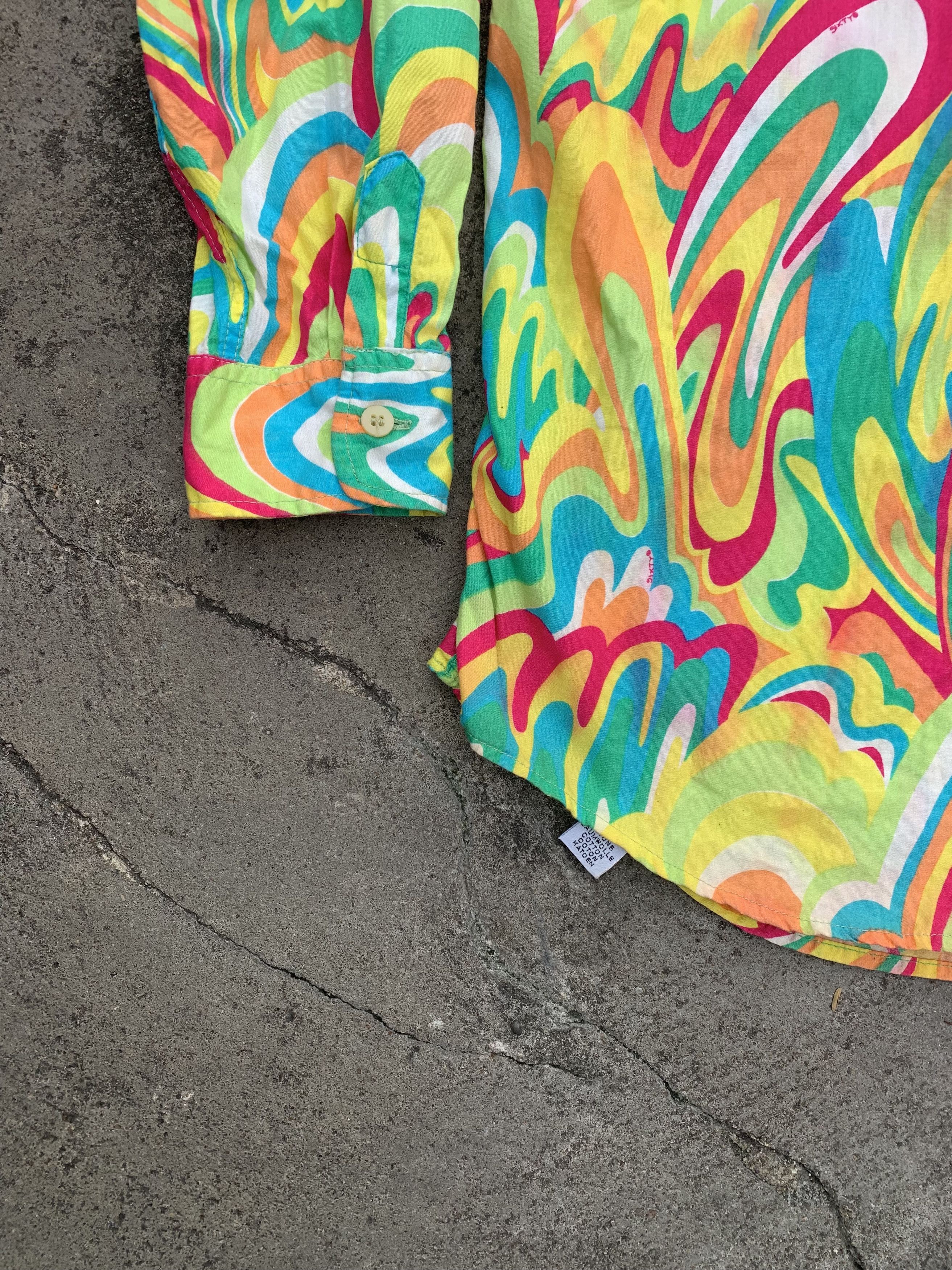 Energie Shirt Energie Art Psychedelic Abstract Size US XL / EU 56 / 4 - 8 Thumbnail