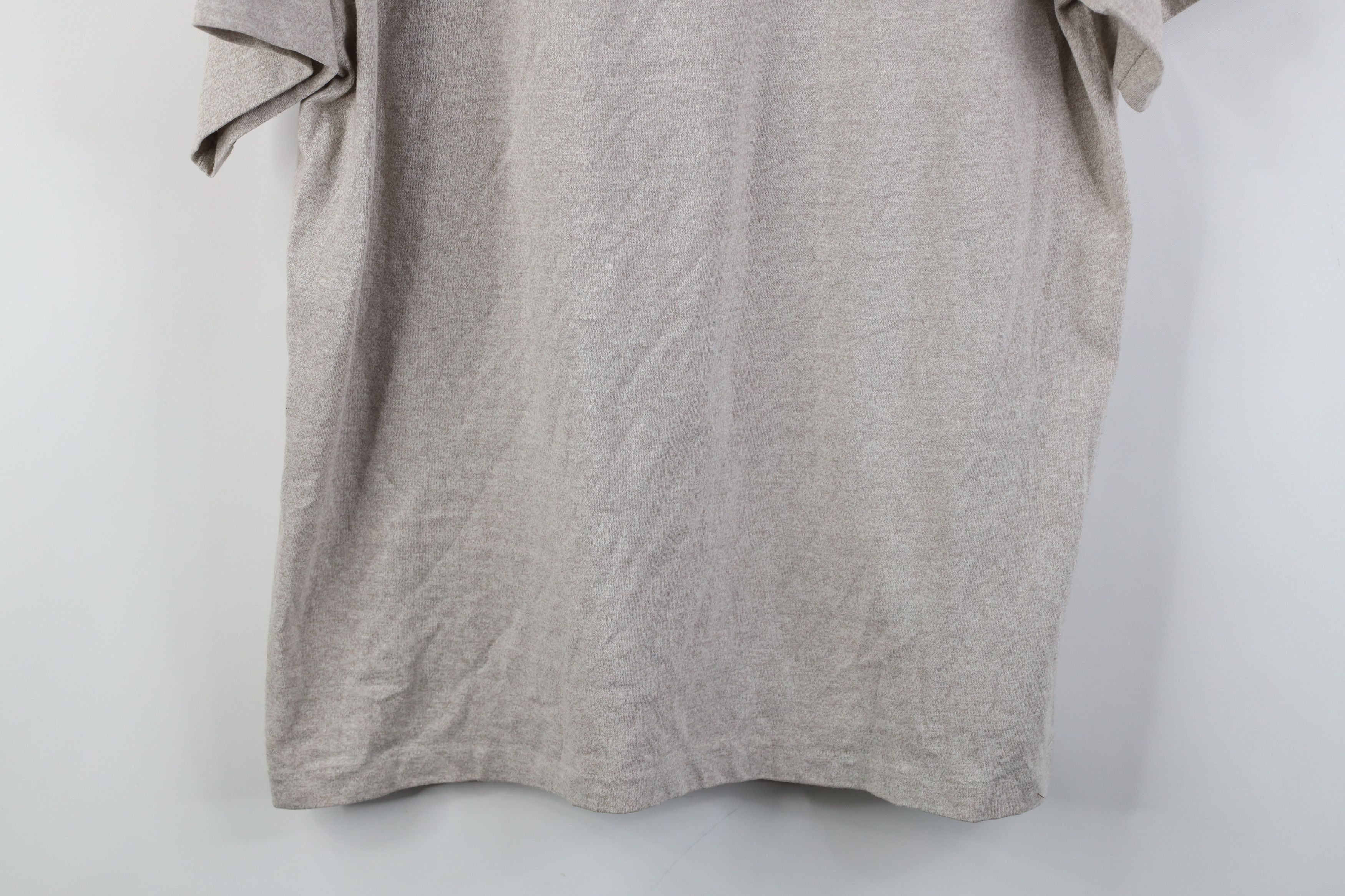 Adidas Vintage 70s 80s Adidas Spell Out Trefoil T-Shirt Gray USA Size US L / EU 52-54 / 3 - 13 Thumbnail