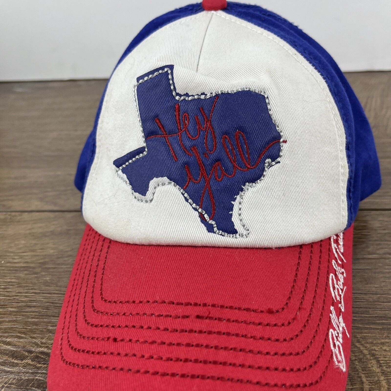 Other Billy Bobs Texas Hat Hey Y’all Hat White Hat Adjustable Adul Size ONE SIZE - 6 Thumbnail