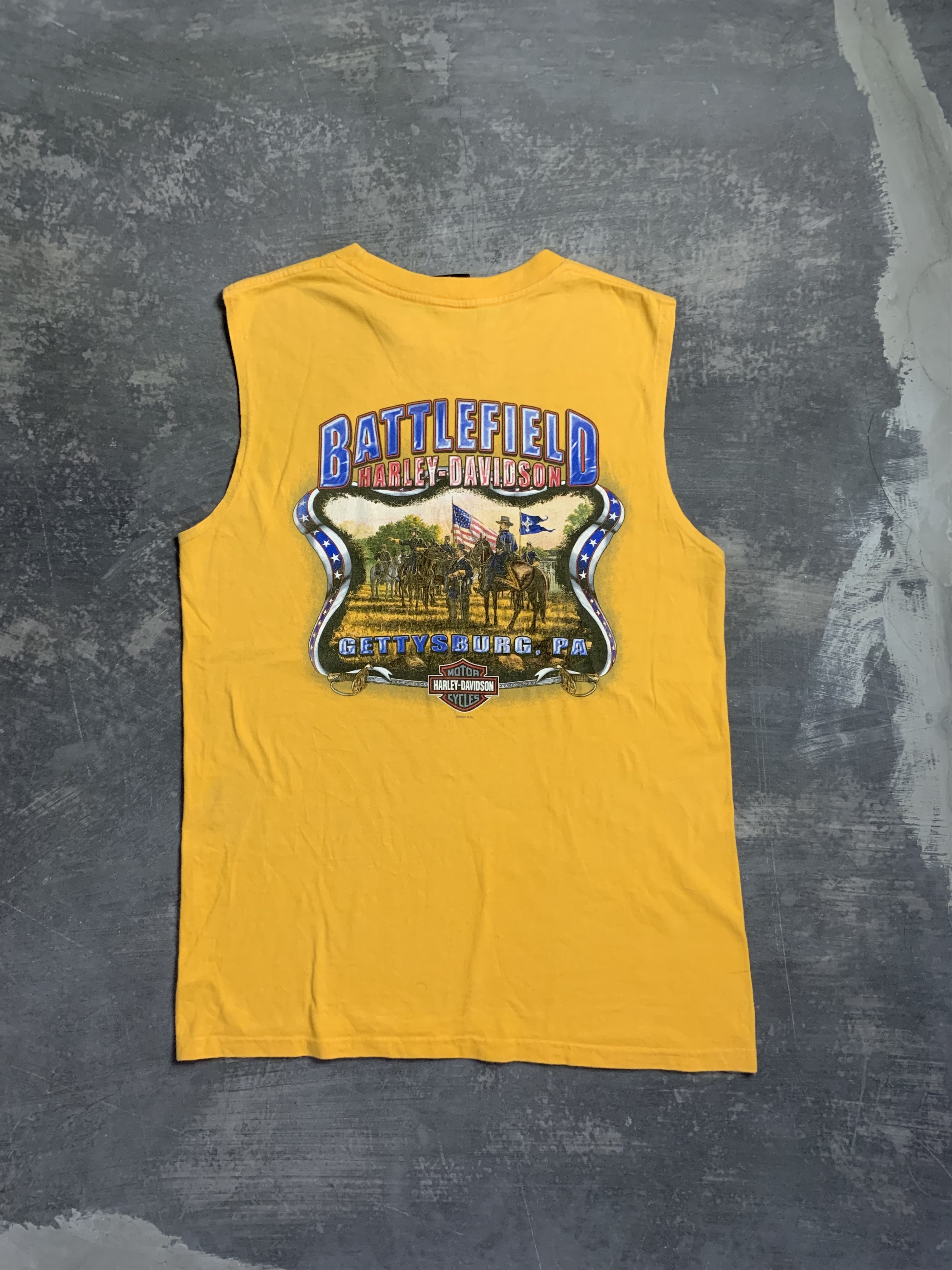 Vintage Harley Davidson Battlefield Gettysburg