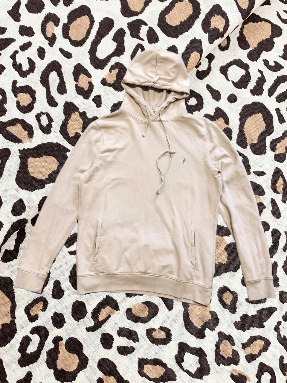 Allsaints AllSaints Y2K Vintage Mini Logo Hoodie Sweatshirt Old Money Size US M / EU 48-50 / 2 - 1 Thumbnail