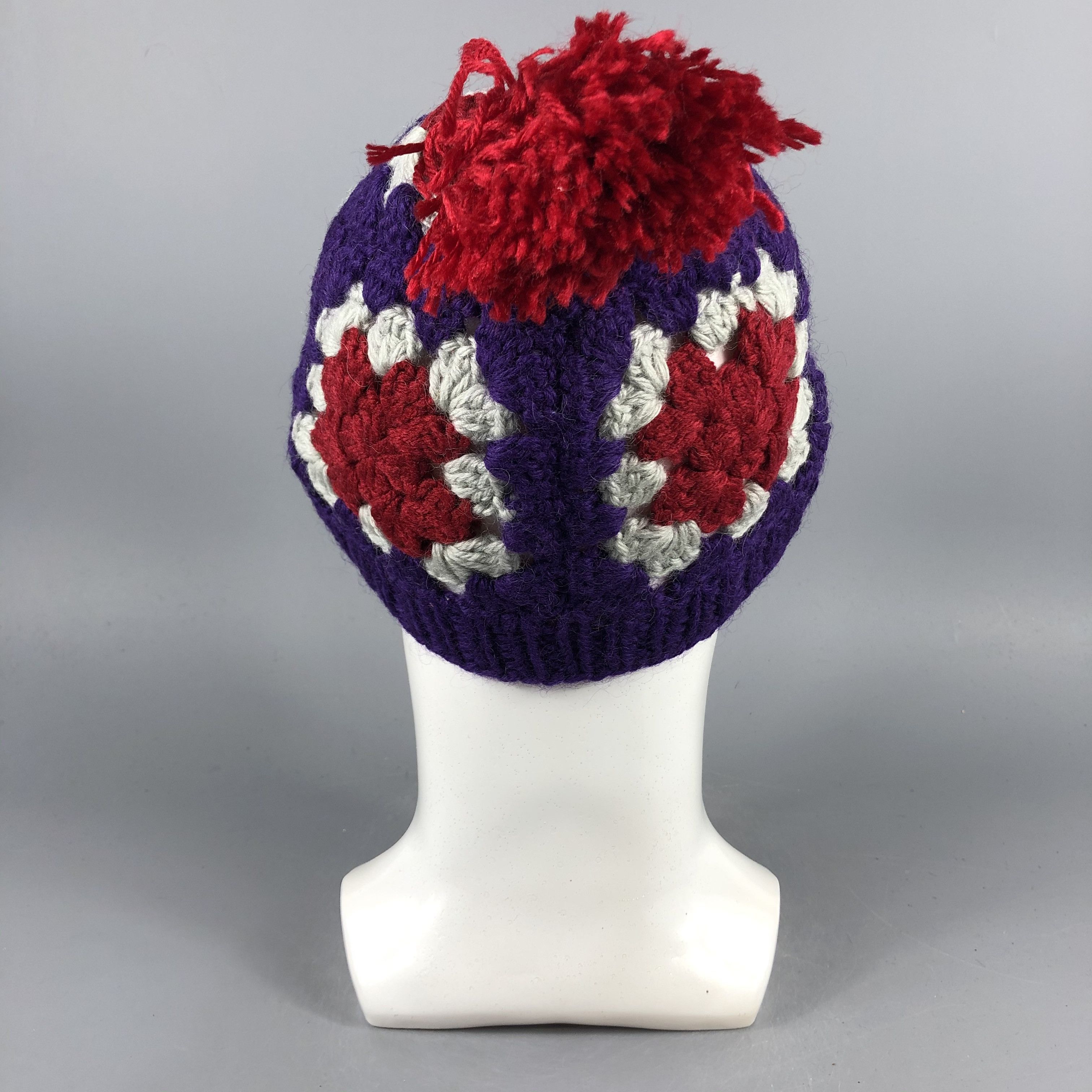 Japanese Brand × Vintage Womens Japanese Brand Knit Beanie Snow Hat Snow Cap -D1269 Size ONE SIZE - 3 Thumbnail