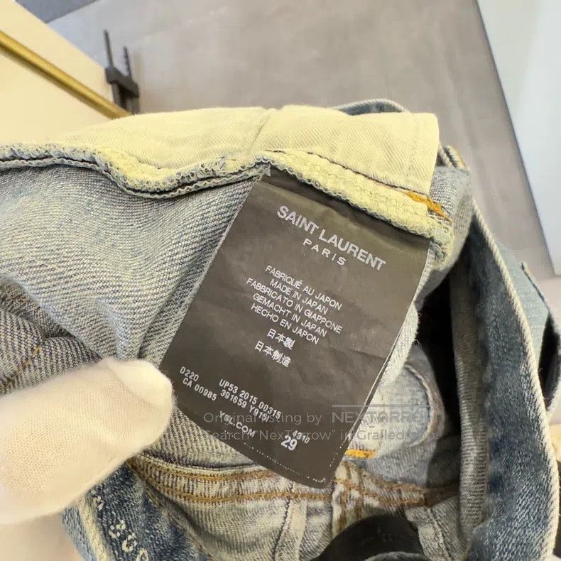 Saint Laurent Paris Saint Laurent Paris Jeans Size US 29 - 7 Thumbnail