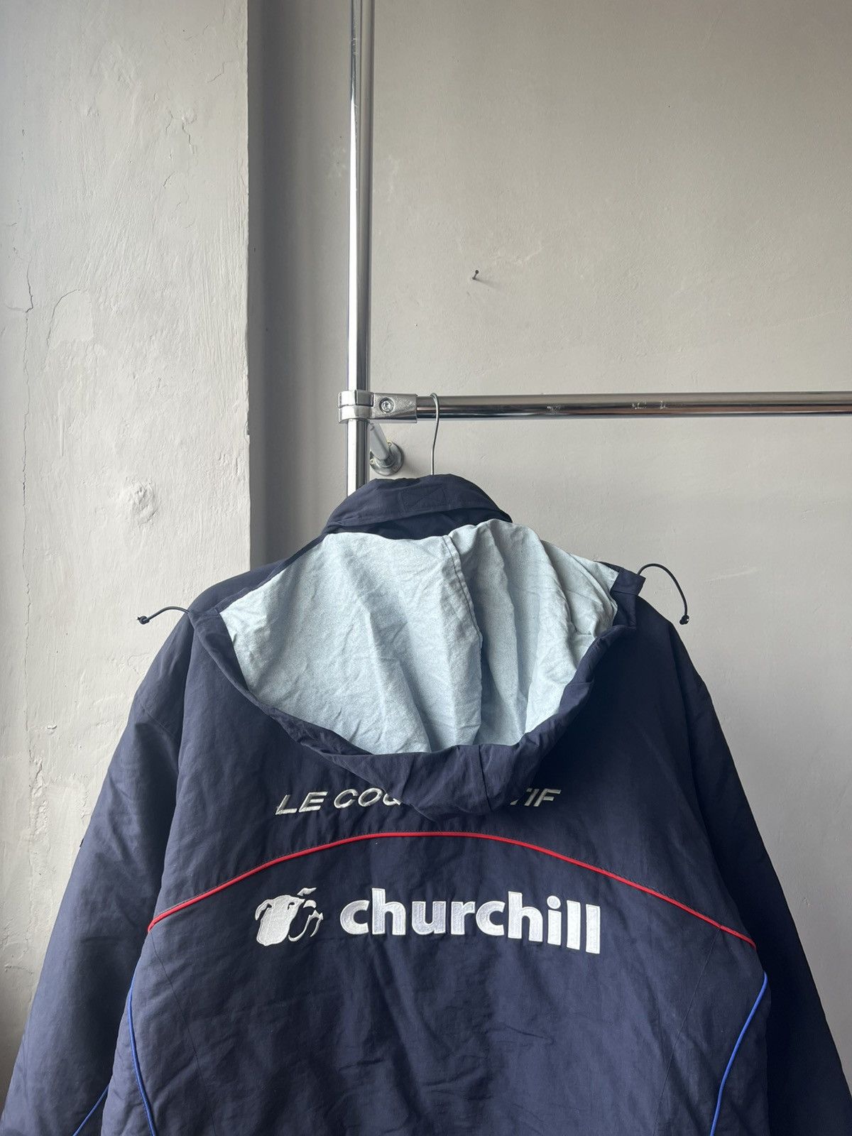 Le Coq Sportif 2001 Le coq sportif Crystal Palace vintage soccer jacket L Size US L / EU 52-54 / 3 - 11 Thumbnail