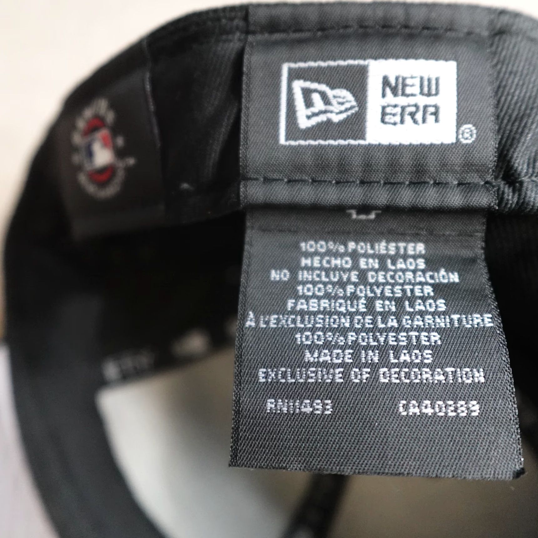 New Era Chicago White Sox Hat Fitted 8 Embroidered New Era Fitted Baseball Cap Men Black Polyester Sports Casual Signals 90s Size ONE SIZE - 4 Thumbnail