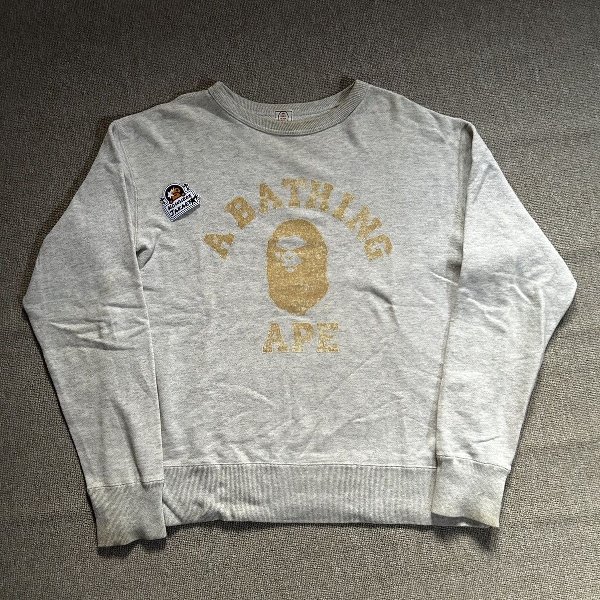 Bape Vintage 00's Bape College Sweatshirt Size US M / EU 48-50 / 2 - 1 Thumbnail