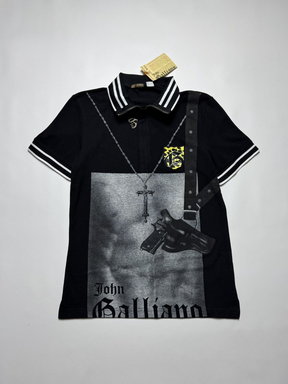 John Galliano 2008 John Galliano Rare NEW Polo T-Shirt Size US M / EU 48-50 / 2 - 1 Thumbnail