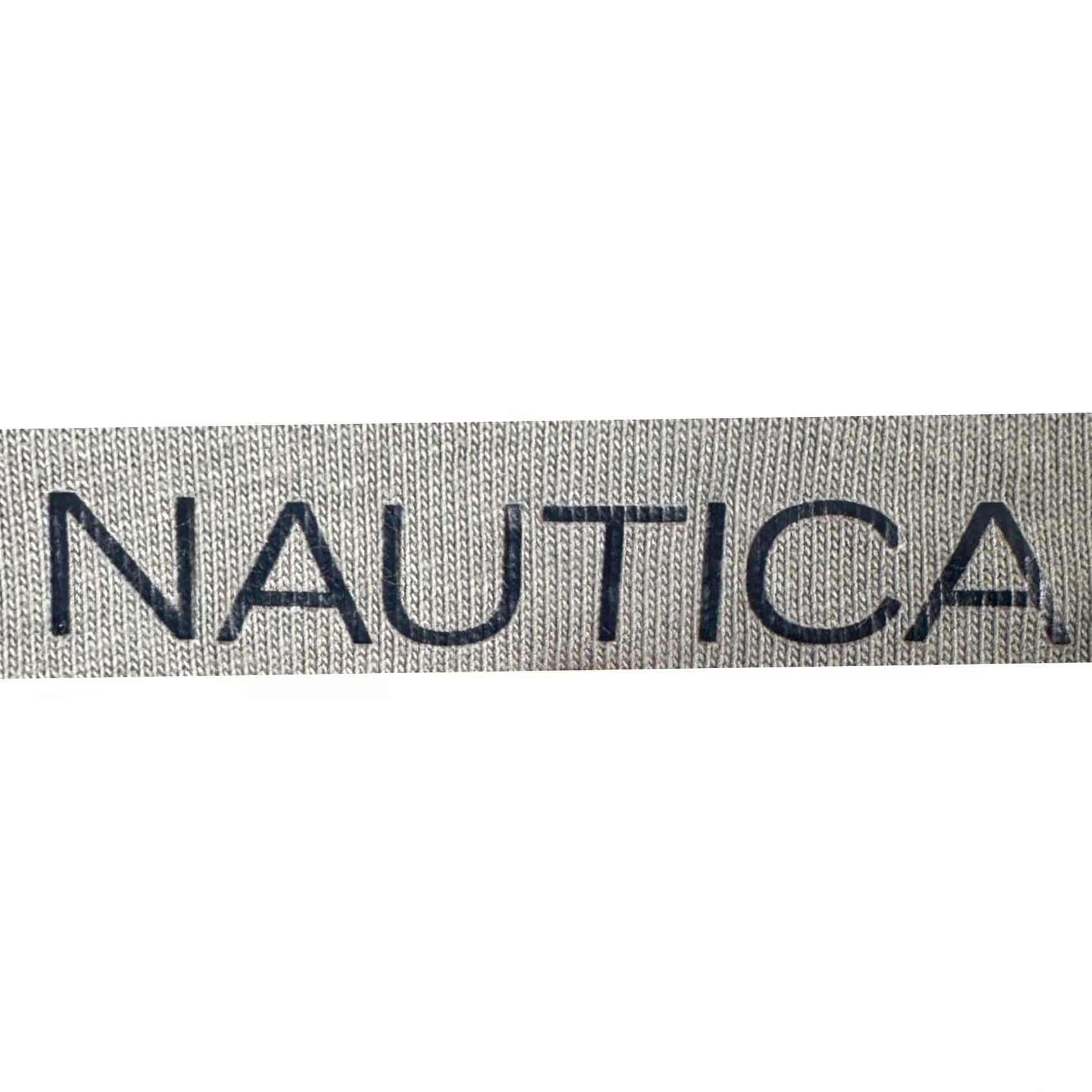 Nautica Nautica Polo Shirt Mens 2XL Light Gray Rugby Short Sleeve Logo Casual Cotton Size US XXL / EU 58 / 5 - 4 Thumbnail