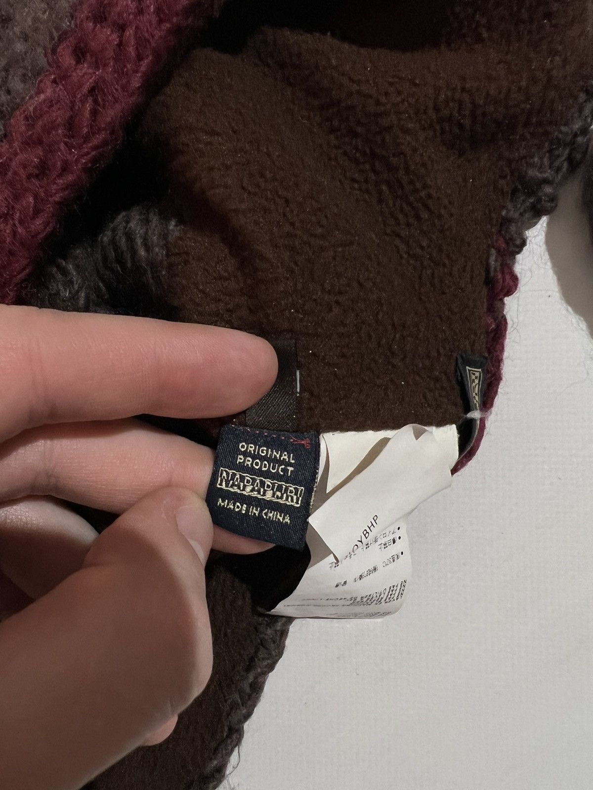 Napapijri × Vintage Y2K Napapijri EarFlap Trapper Knit Hat Vintage Size ONE SIZE - 6 Thumbnail