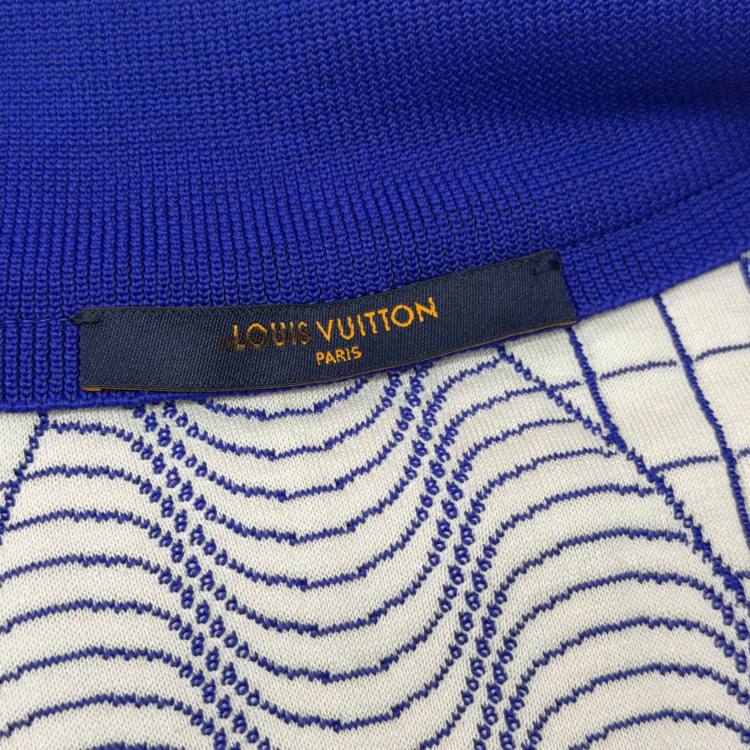 Louis Vuitton Louis Vuitton Blue Damier Technical Blouson L Size US L / EU 52-54 / 3 - 6 Thumbnail