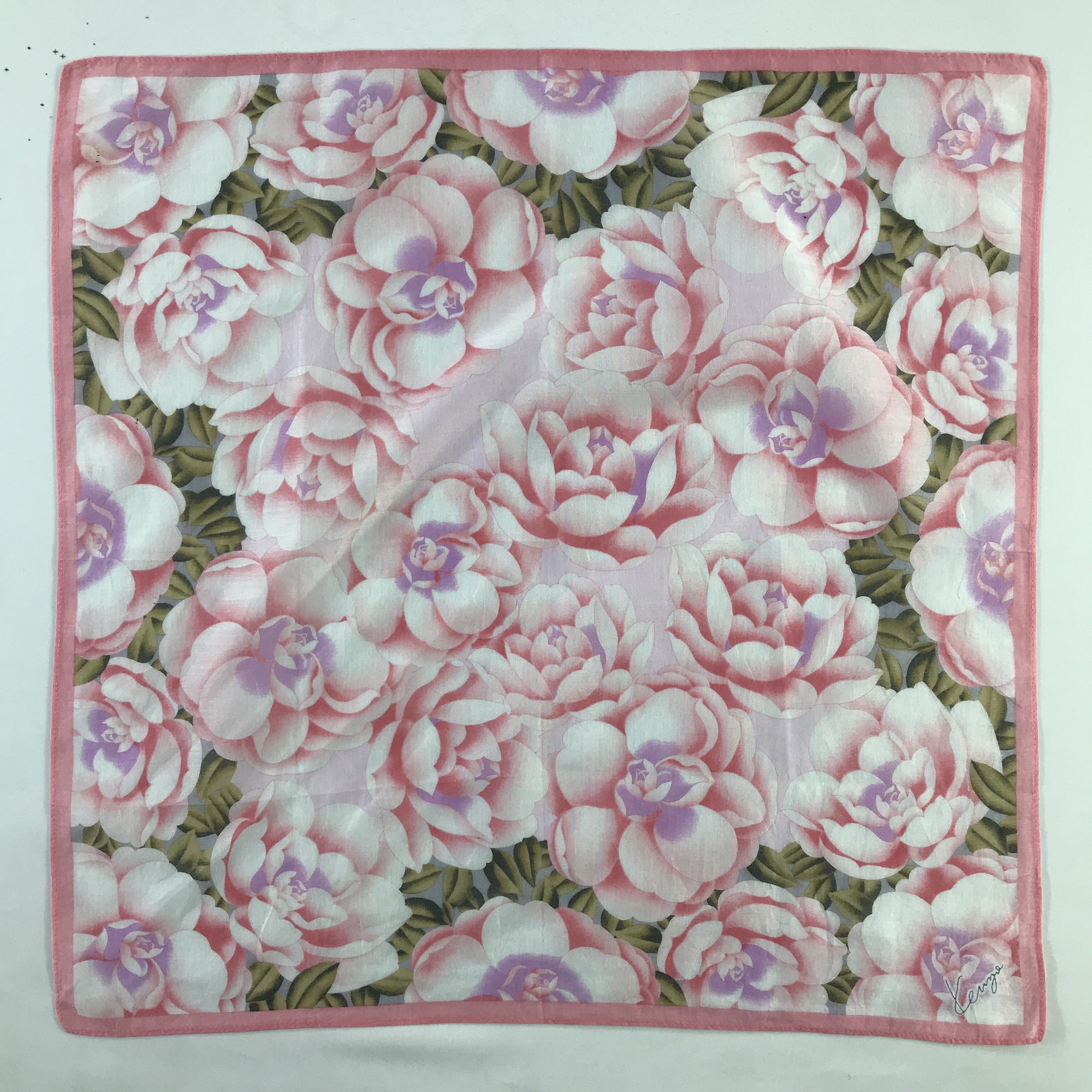 Kenzo × Vintage Kenzo Bandana / Handkerchief / Neckerchief - S564 Size ONE SIZE - 1 Thumbnail