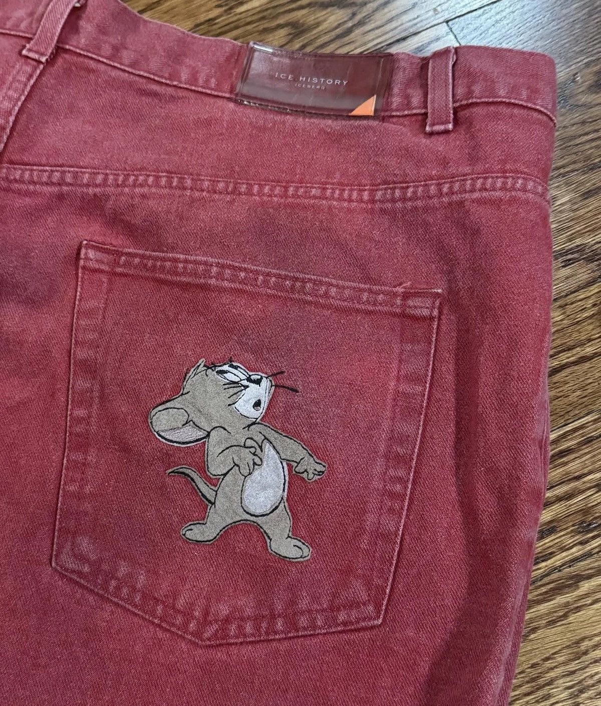 Iceberg Vintage Iceberg History Jerry Red Jeans (Size 42) Size US 42 / EU 58 - 5 Thumbnail