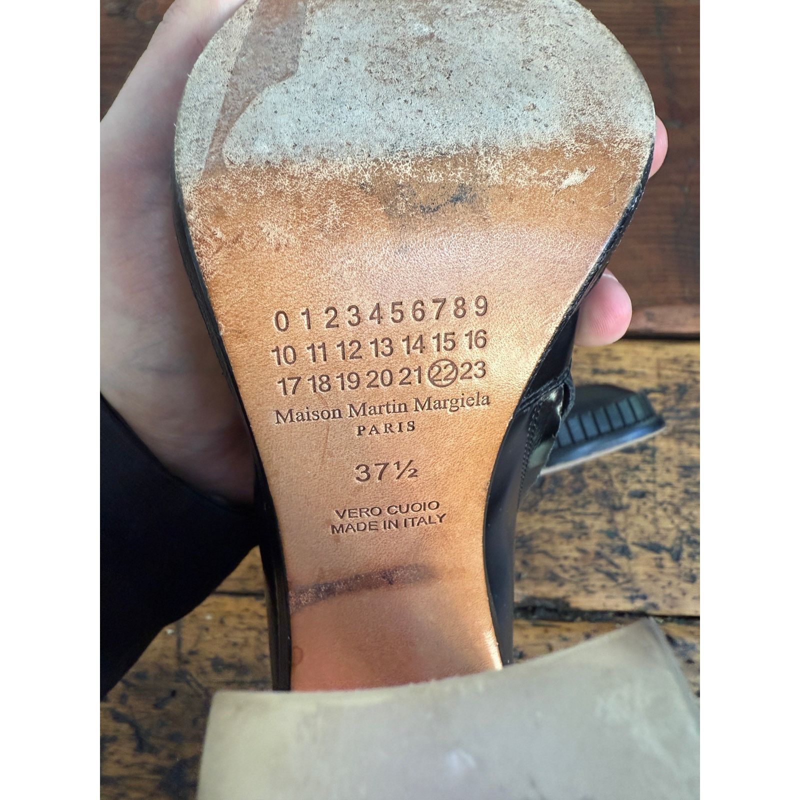 Maison Margiela Maison Margiela Purple Lucite Heel Ankle Boots Size US 7.5 / IT 37.5 - 8 Thumbnail