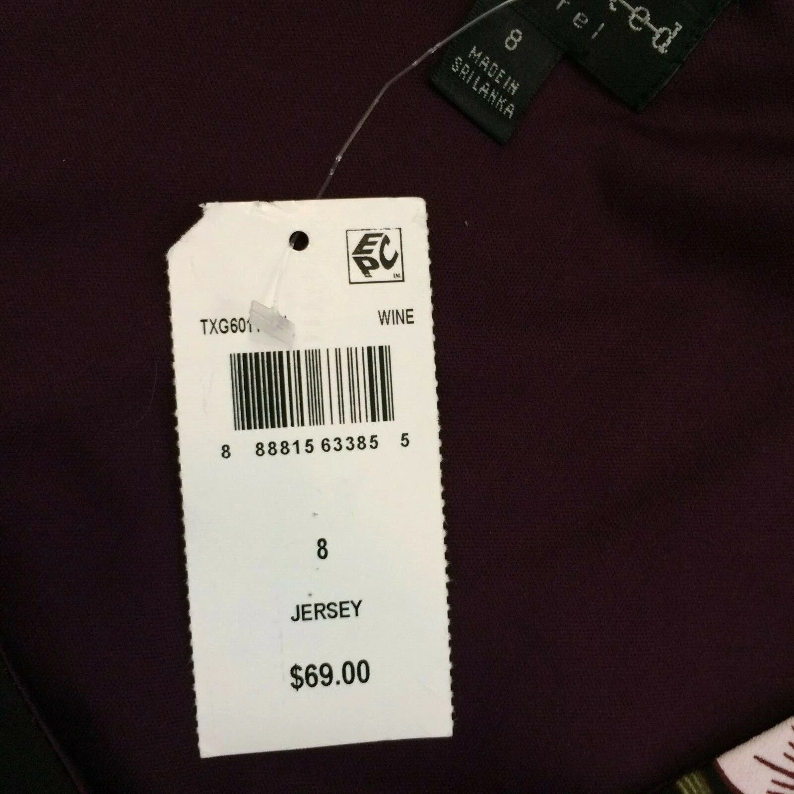 Macys NWT Connected Apparel Pull-on Jersey Floral A-line Dress 8 Size M / US 6-8 / IT 42-44 - 7 Thumbnail