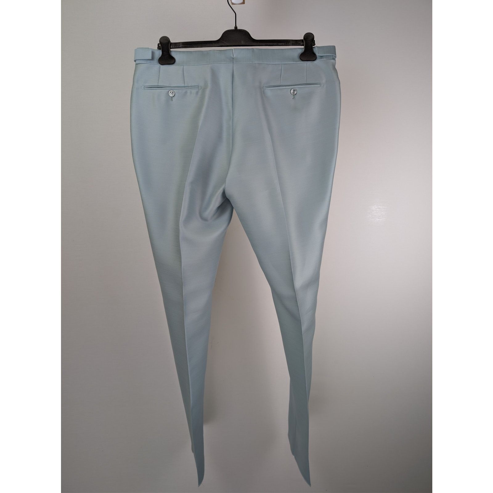 Tom Ford o1rshd1 Suits Blazer And Pants in Light Shiny Blue Size US XXL / EU 58 / 5 - 18 Thumbnail