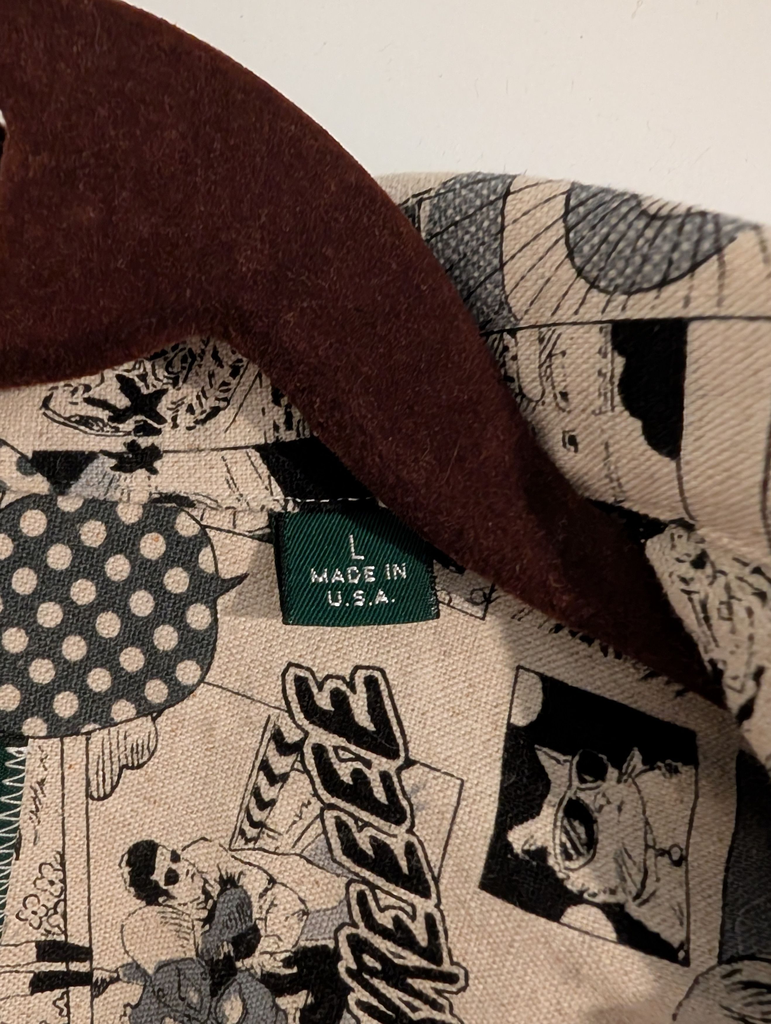 Gitman Bros. Vintage Gitman Bros Anime Print Winter Linen Shirt Size US L / EU 52-54 / 3 - 3 Thumbnail