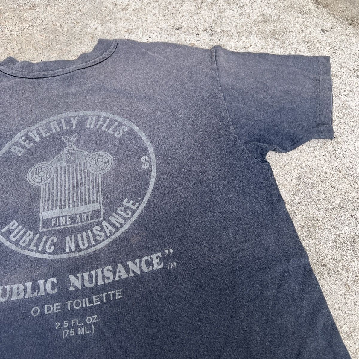 Vintage Vintage 90s Public Nuisance Faded graphic streetwear Size US XL / EU 56 / 4 - 4 Thumbnail