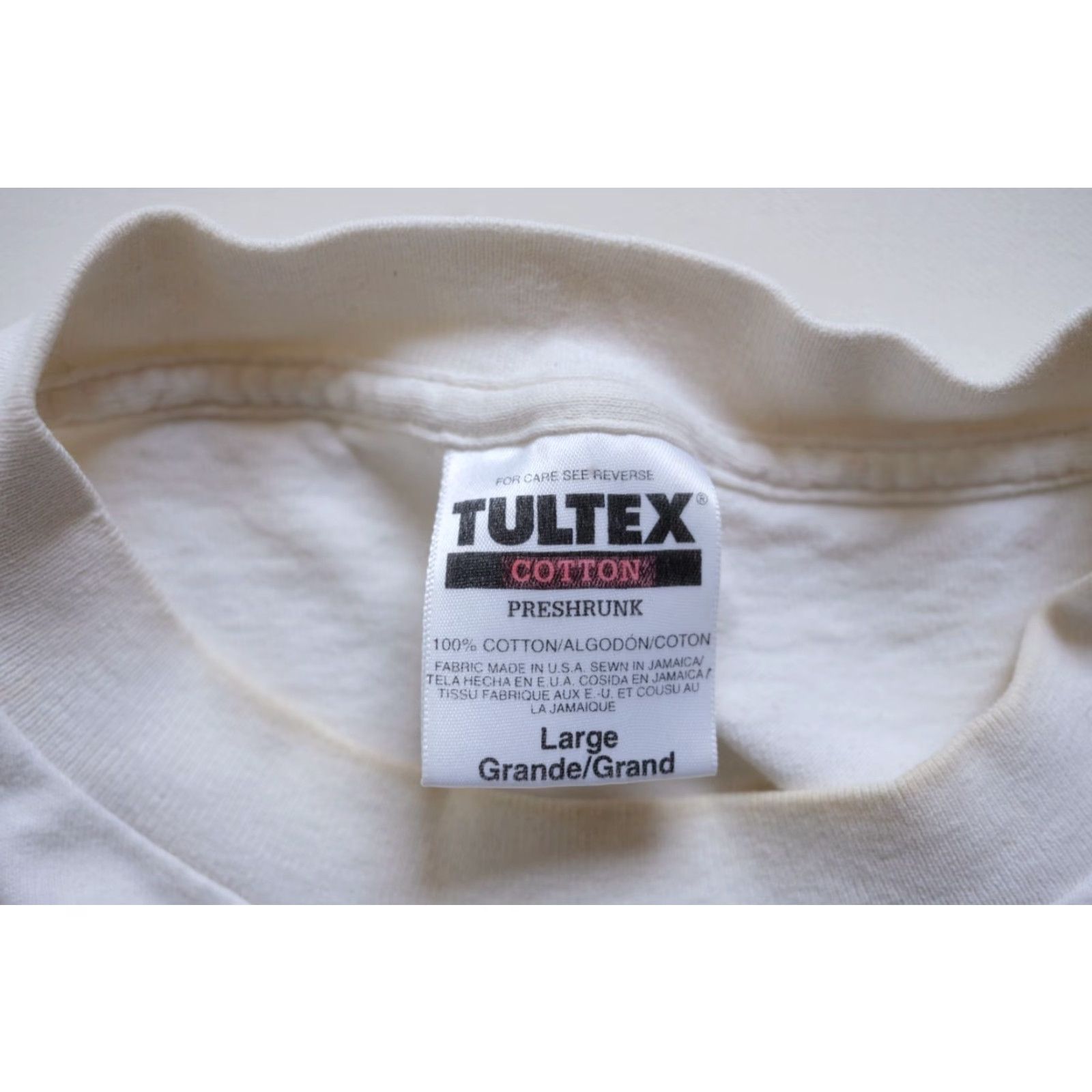 Tultex VINTAGE Tultex GOLF SPORT FUNNY USA 'GOLF 4 FOOD' GRAPHIC WHITE T SHIRT SZ L MEN 90s Shirt Size US L / EU 52-54 / 3 - 6 Thumbnail