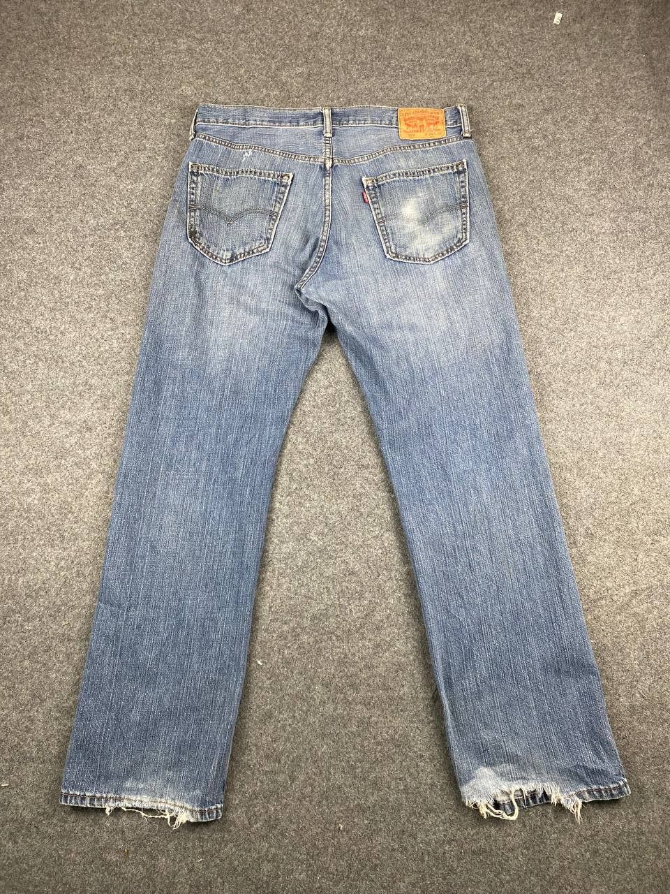 Levi's levis 559 straight leg cut distressed denim Size US 38 / EU 54 - 1 Thumbnail