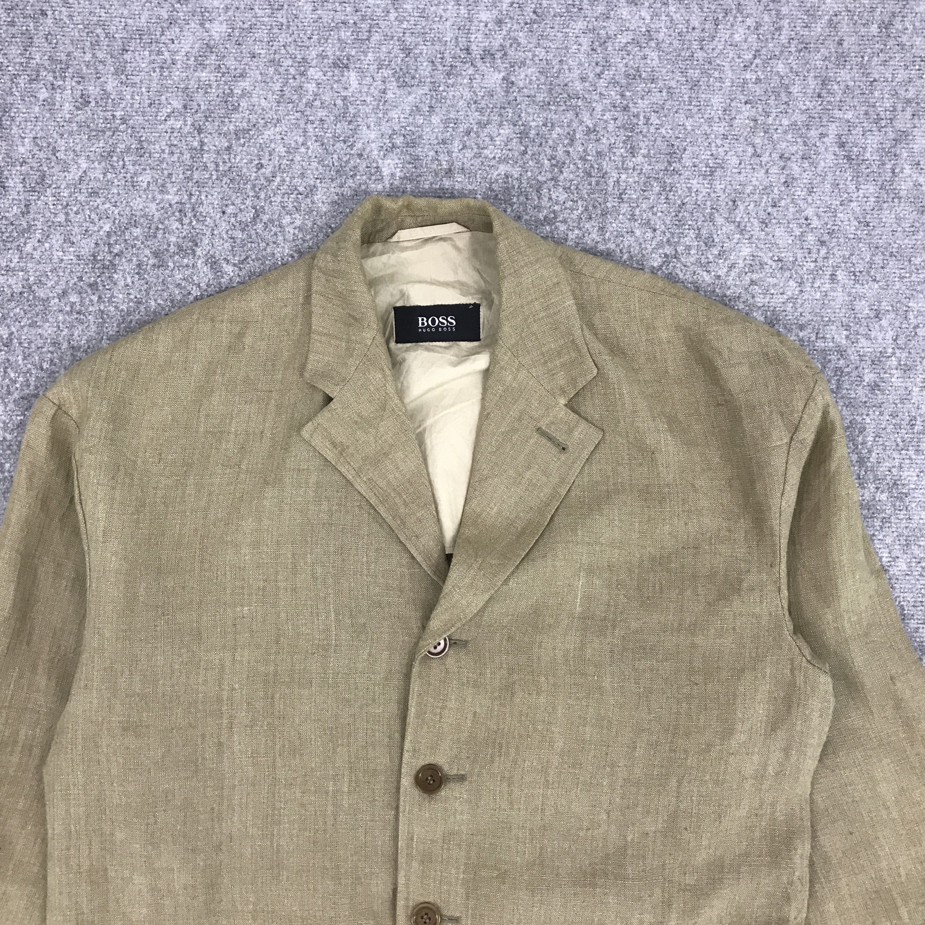 Hugo Boss HUGO BOSS BROWN BUTTON BLAZER COAT JACKET Size US L / EU 52-54 / 3 - 3 Thumbnail