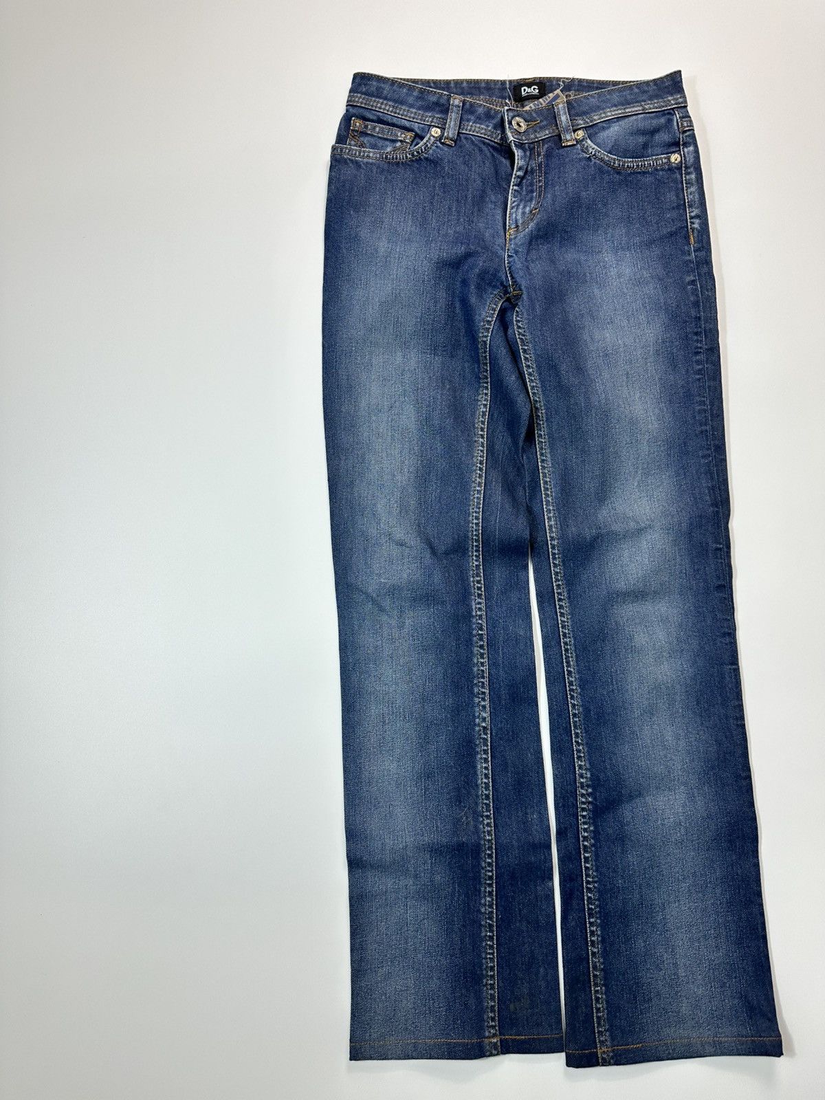 Dolce & Gabbana Dolce&Gabbana Straight Denim Jeans Women's Blue Size 25" / US 0 / IT 36 - 3 Thumbnail