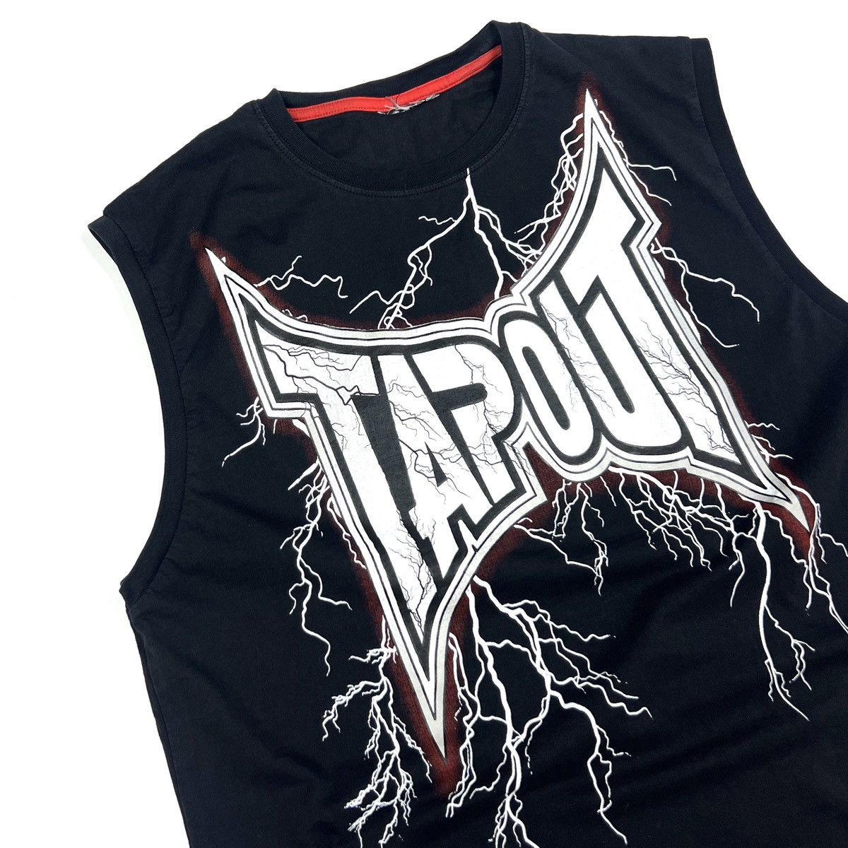 Tapout × Vintage Vintage Tapout Big Logo Black Cotton T Shirt Men’s Size L Size US L / EU 52-54 / 3 - 6 Thumbnail