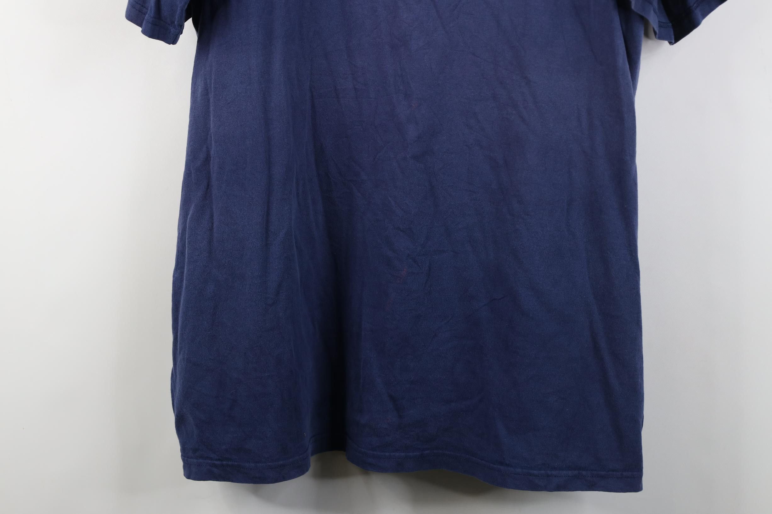Nike Vintage Y2K Nike Travis Scott Center Big Swoosh T-Shirt Blue Size US XL / EU 56 / 4 - 3 Thumbnail