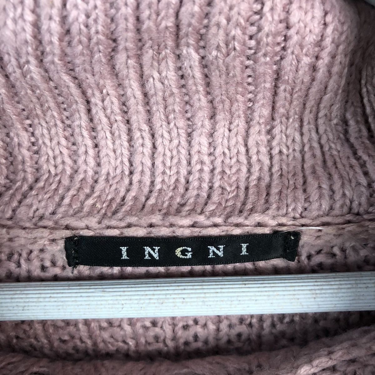 Homespun Knitwear × Japanese Brand Igni japan Pink Turtle Neck cable Knitwear #A1213 Size M / US 6-8 / IT 42-44 - 9 Thumbnail
