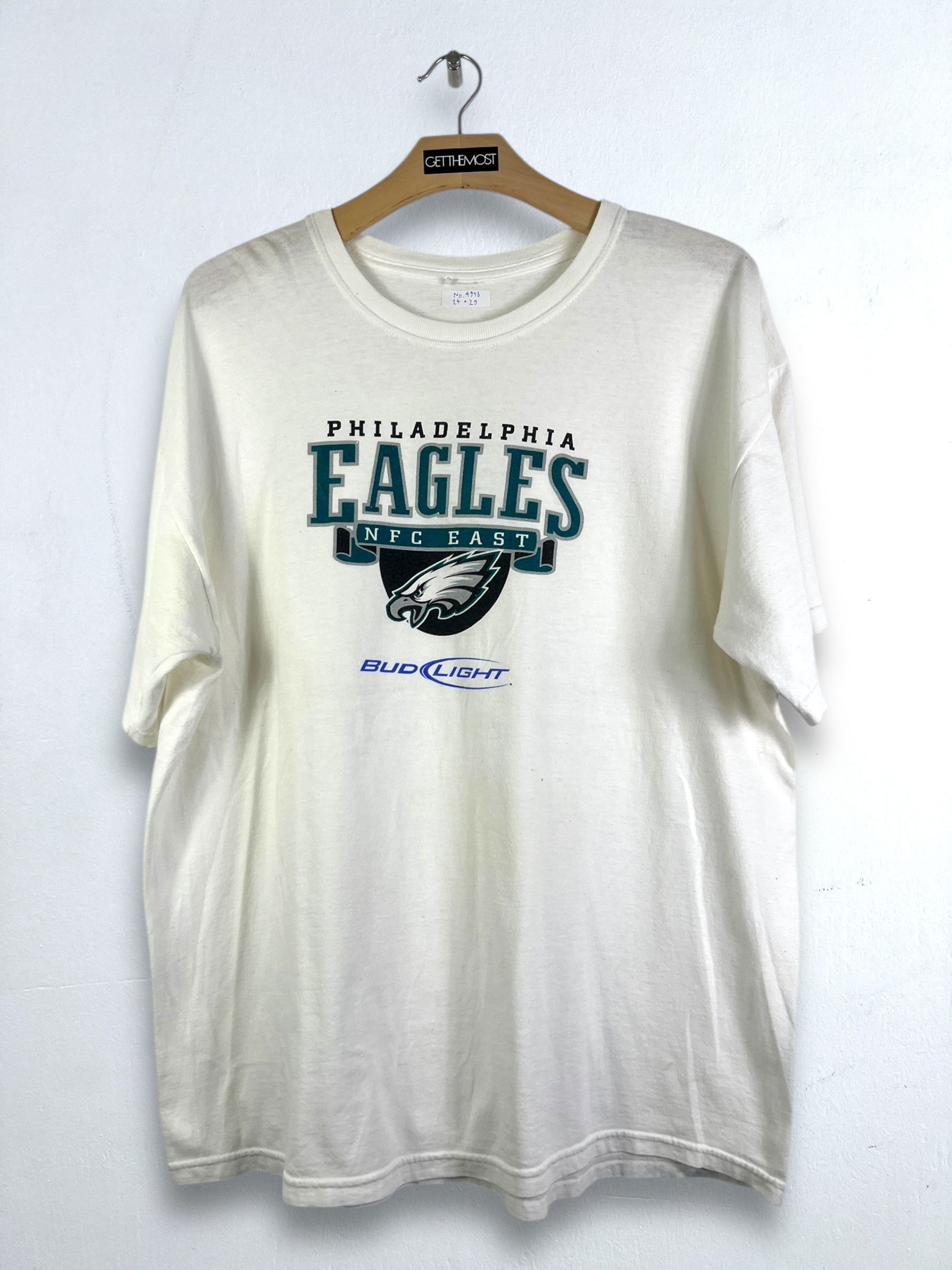 Vintage No.4998 Vintage NFL Philadelphia Eagles Graphic Tee Size US XL / EU 56 / 4 - 1 Thumbnail
