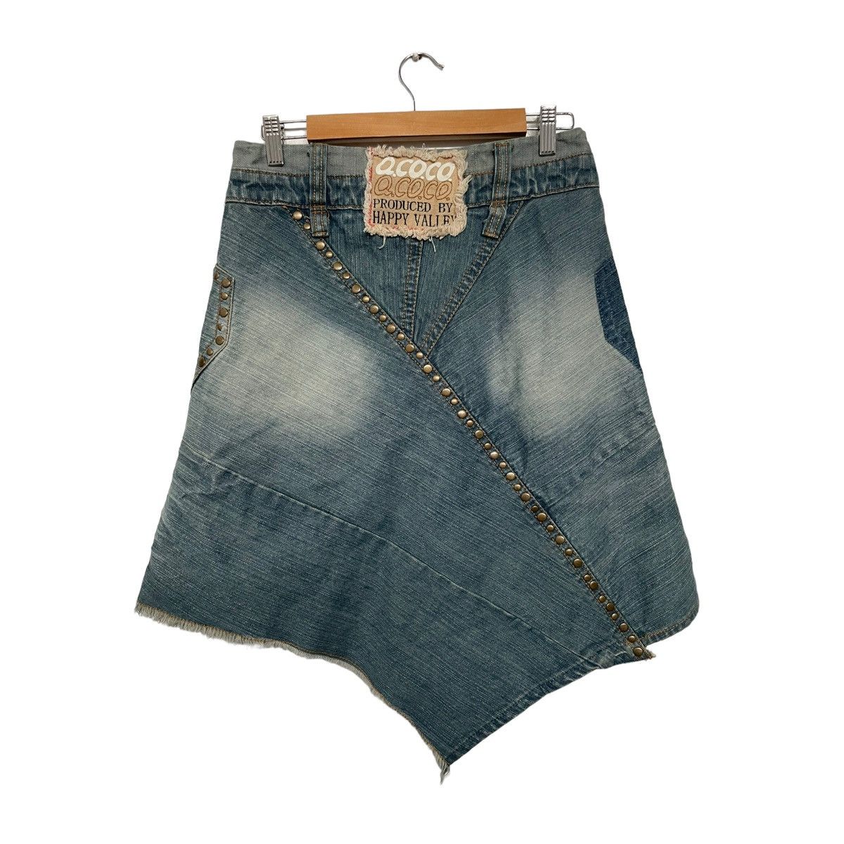 Japanese Brand × Vintage Japanese brand denim wrap skirt Size 28" / US 6 / IT 42 - 2 Thumbnail