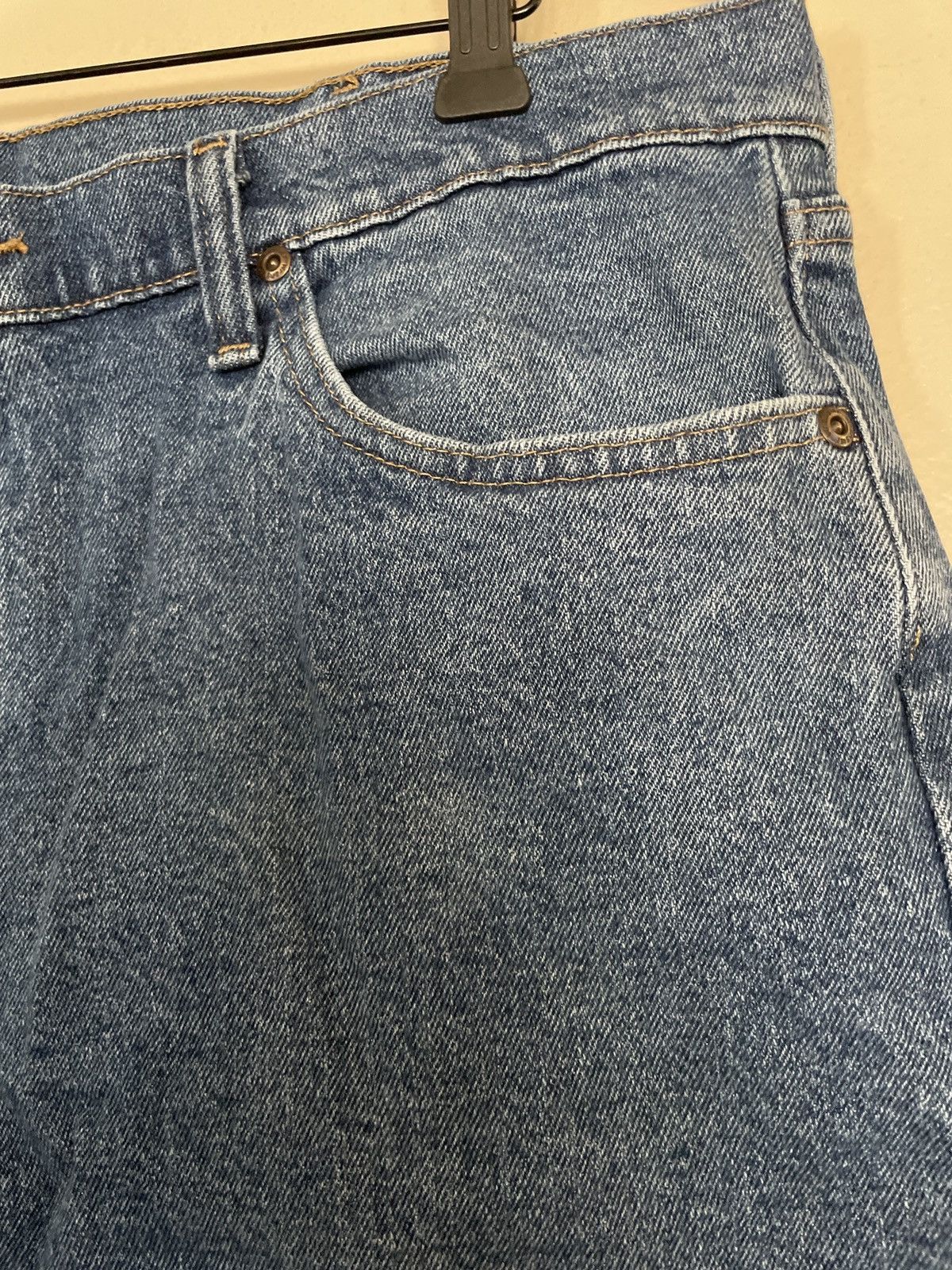 Designer × Vintage × Wrangler Wrangler Denim Blue Jean Shorts Jorts Waist 38 Relaxed Fit Size US 38 / EU 54 - 3 Thumbnail
