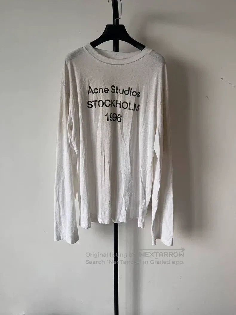Acne Studios Acne Studios 1996 Series Lettering Logo Distressed Printed Size US M / EU 48-50 / 2 - 1 Thumbnail