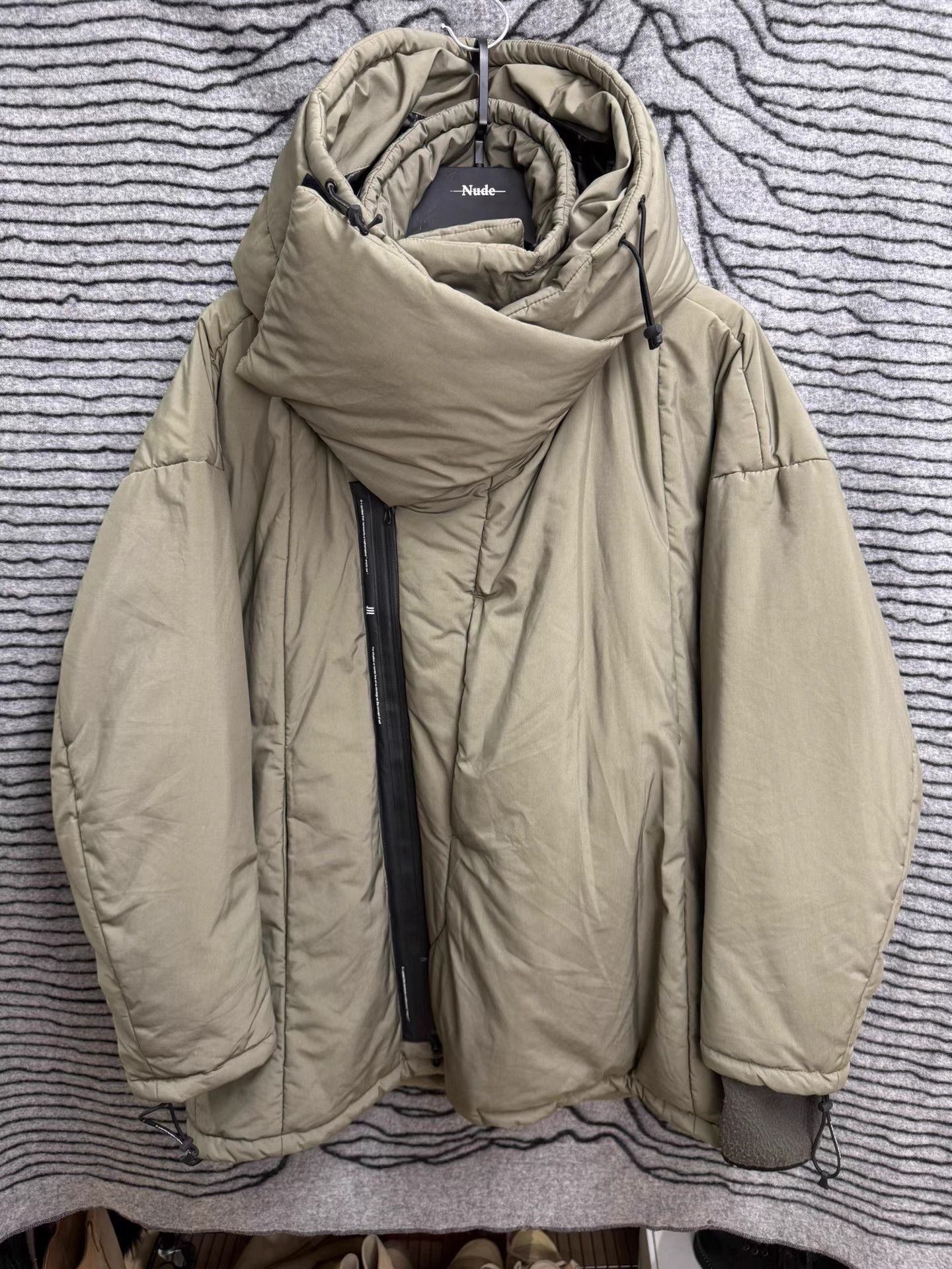 Julius Beige Puffer Jacket with Hood Size L Size US L / EU 52-54 / 3 - 1 Thumbnail