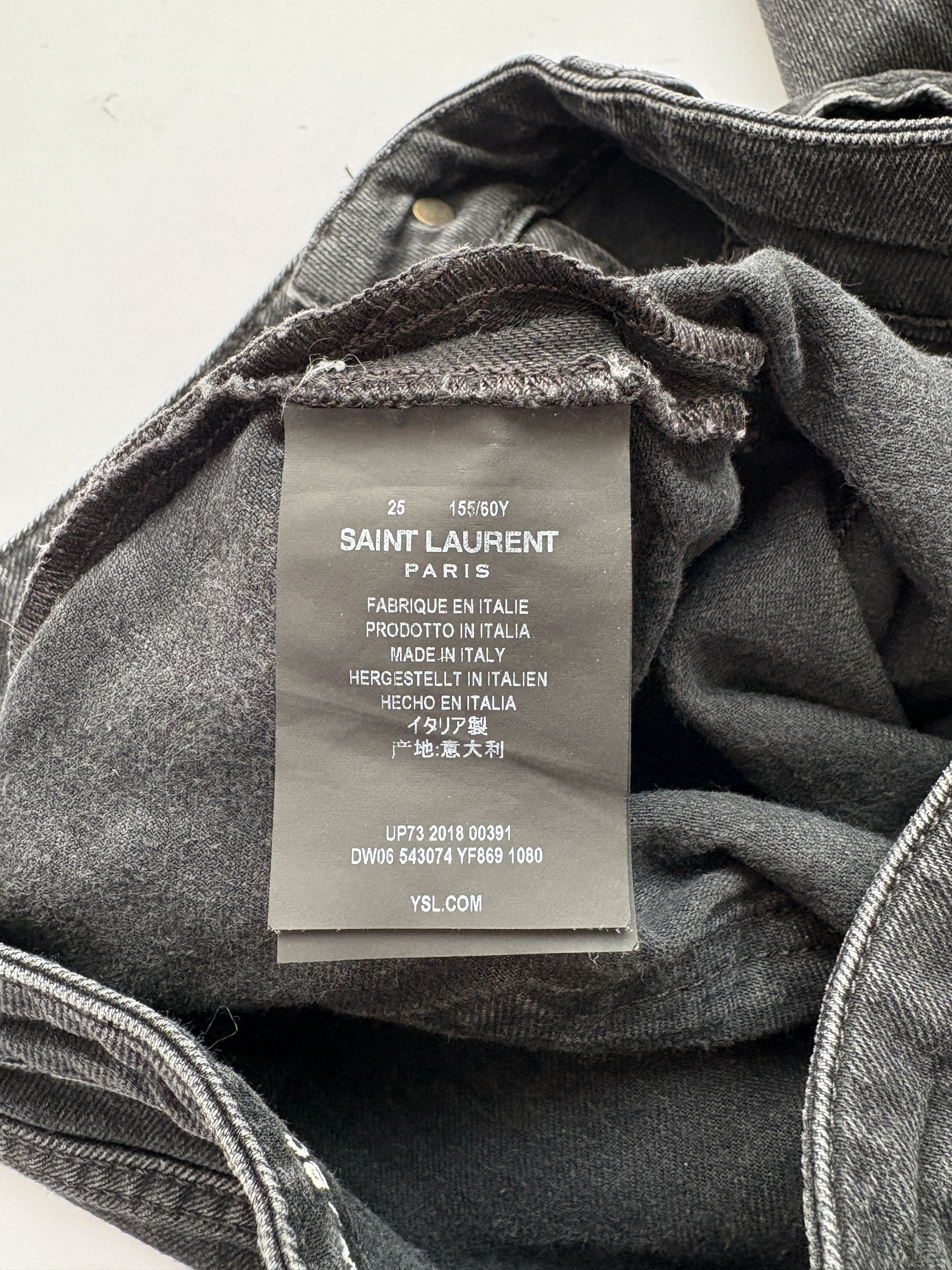 Saint Laurent Paris ⚡️QUICK SALE⚡️2018 Saint Laurent D25 Cutoff Jeans Denim Size 25" / US 0 / IT 36 - 5 Thumbnail