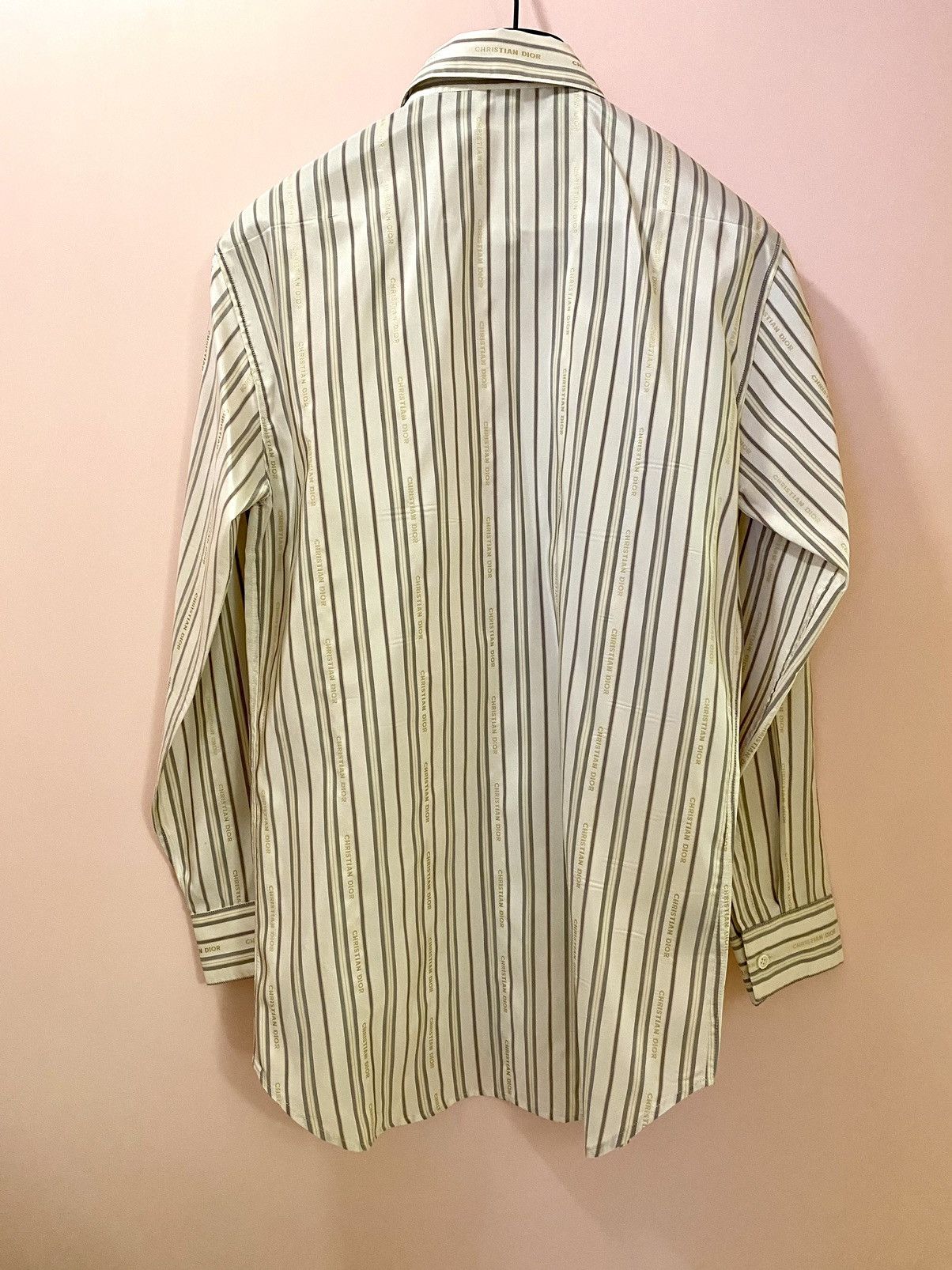 Dior Christian Dior stripped dress shirt 40 Size US M / EU 48-50 / 2 - 3 Thumbnail
