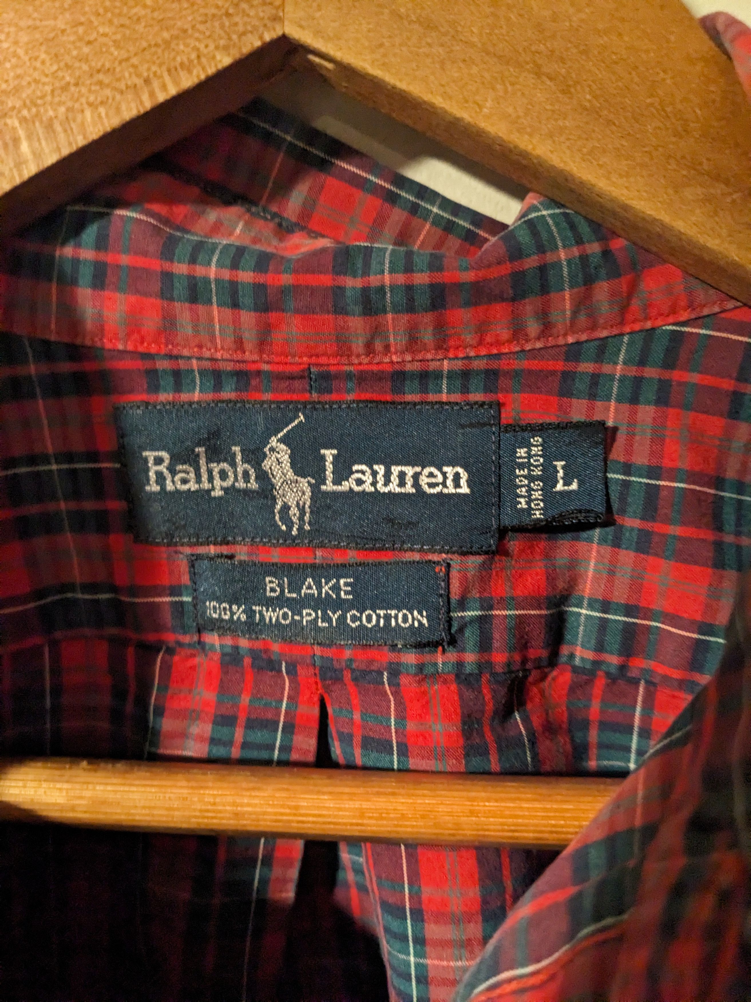 Polo Ralph Lauren × Vintage Vintage Y2K Polo Ralph Lauren Plaid Large Button Up Shirt Size US L / EU 52-54 / 3 - 2 Thumbnail